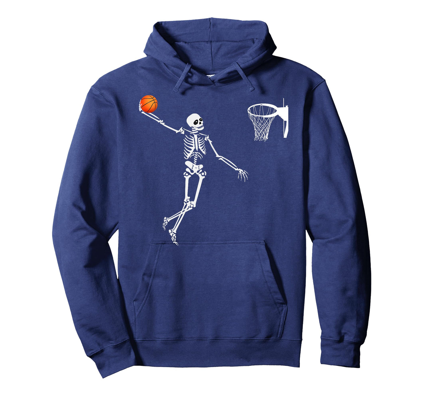 Basketball Skeleton Halloween Shirt Art-Dunking Skeleton T-Shirt