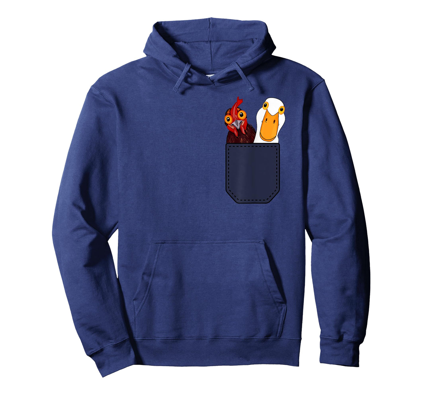 Cute Chicken and Duck in a Pocket. Chicken Farmers Animal T-Shirt