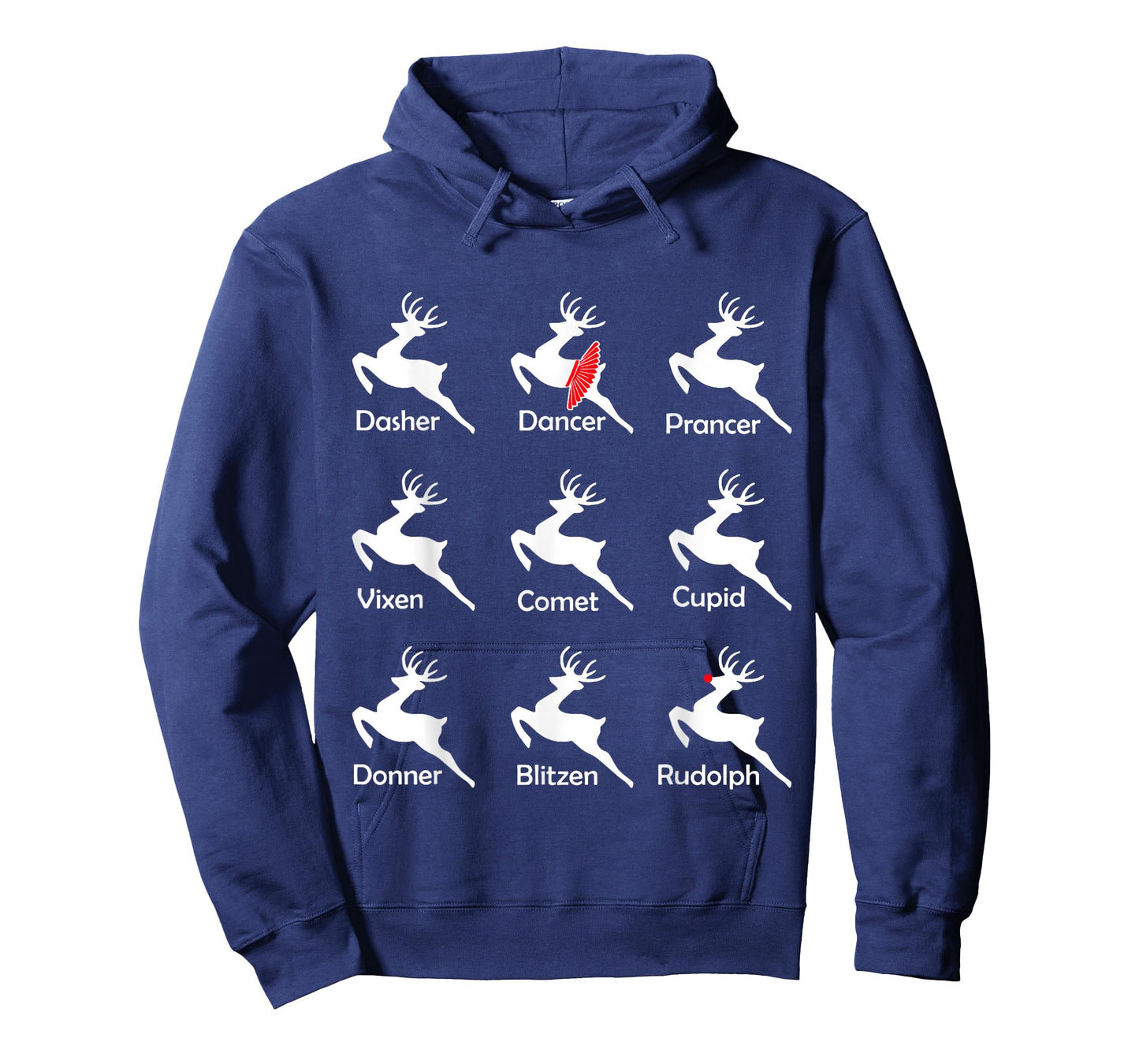 Christmas Reindeer Dancer Ballet Ballerina Dance Teacher T-Shirt