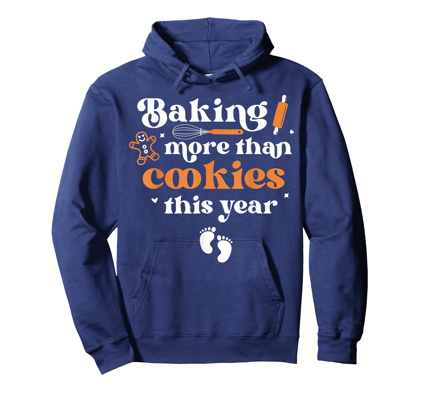 Baking More Than Cookie This Year Christmas Baby Annoucement T-Shirt