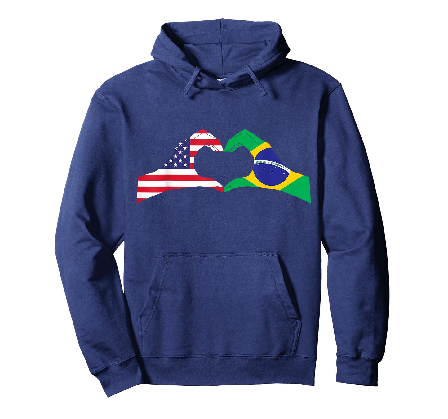 Half Brazilian Half American USA Brazil Culture Patriot Love T-Shirt