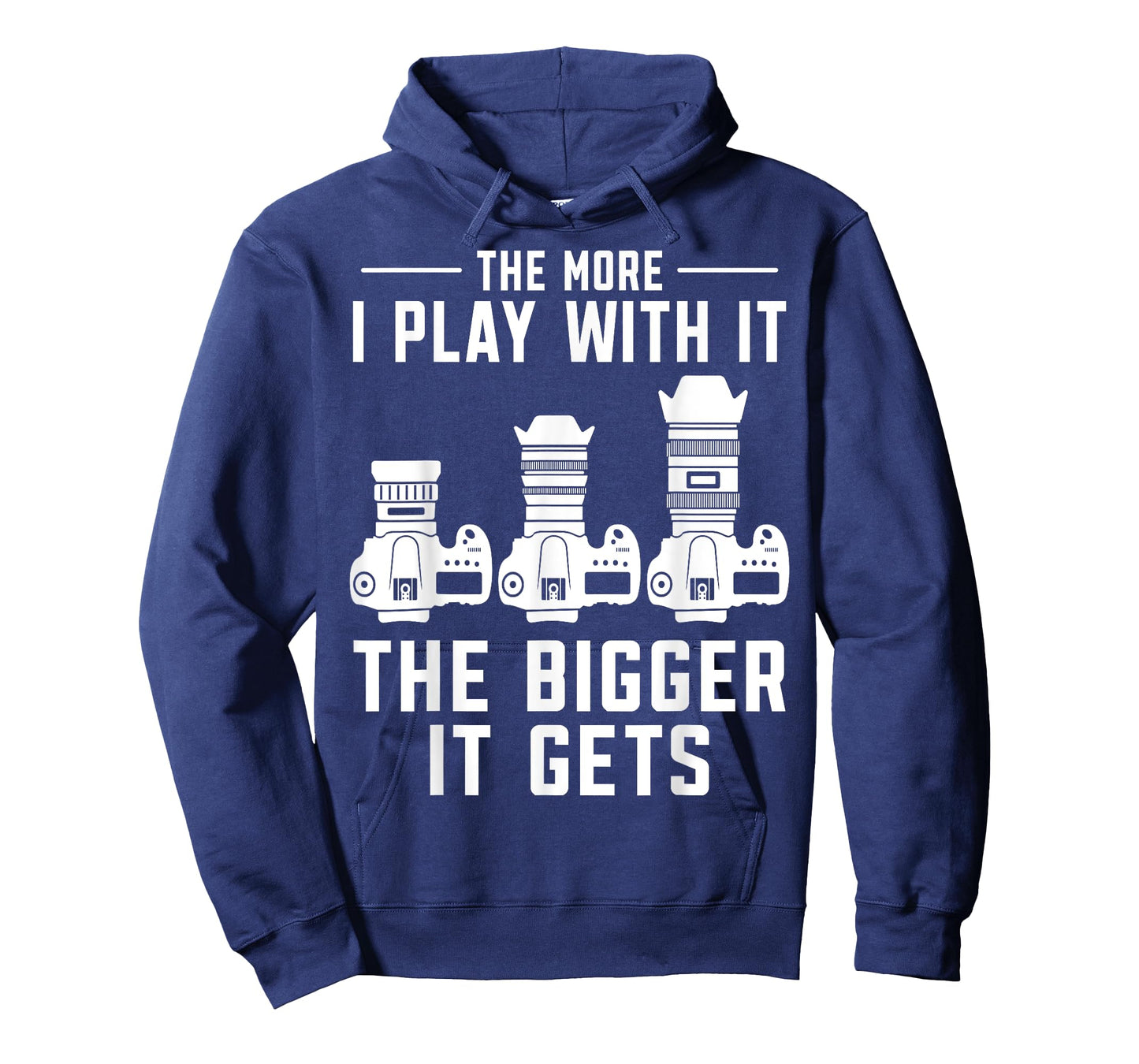 The more i play with it the bigger it gets photograph Camera T-Shirt
