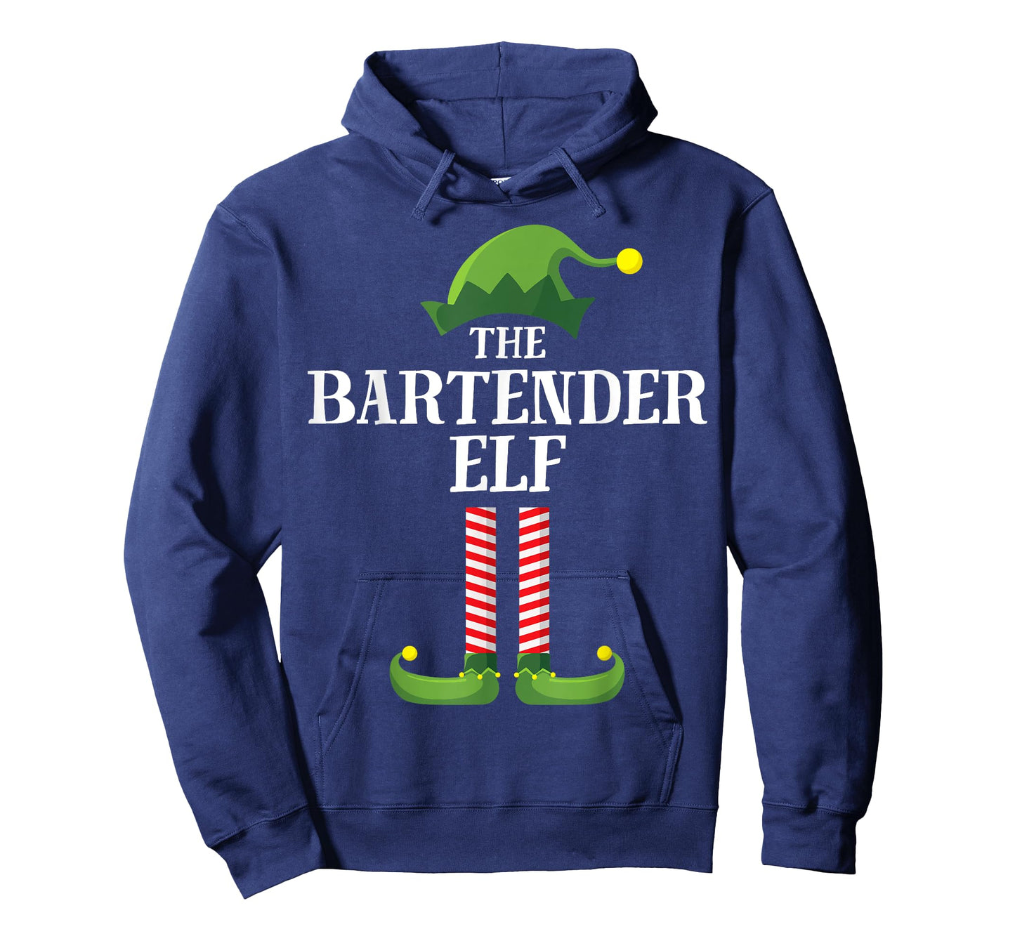 Bartender Elf Matching Family Group Christmas Party Pyjamas T-Shirt