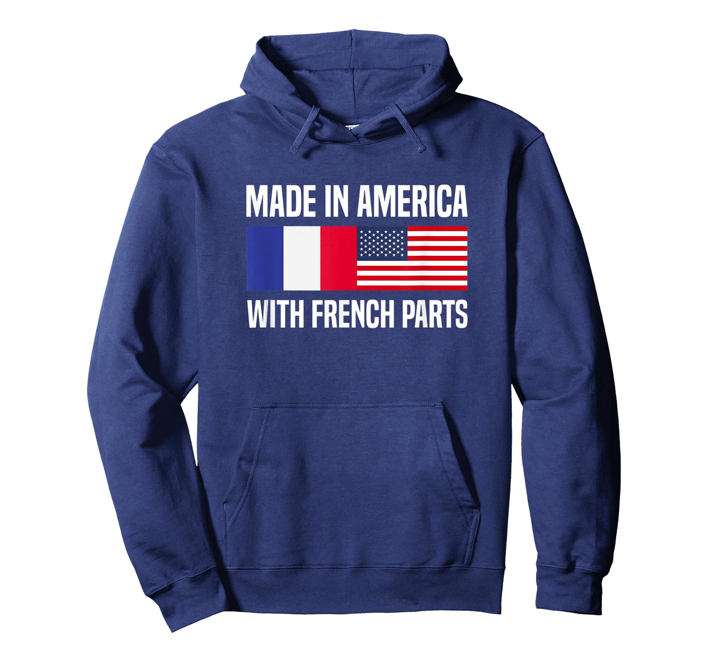 Made in America with French Parts French American T-Shirt
