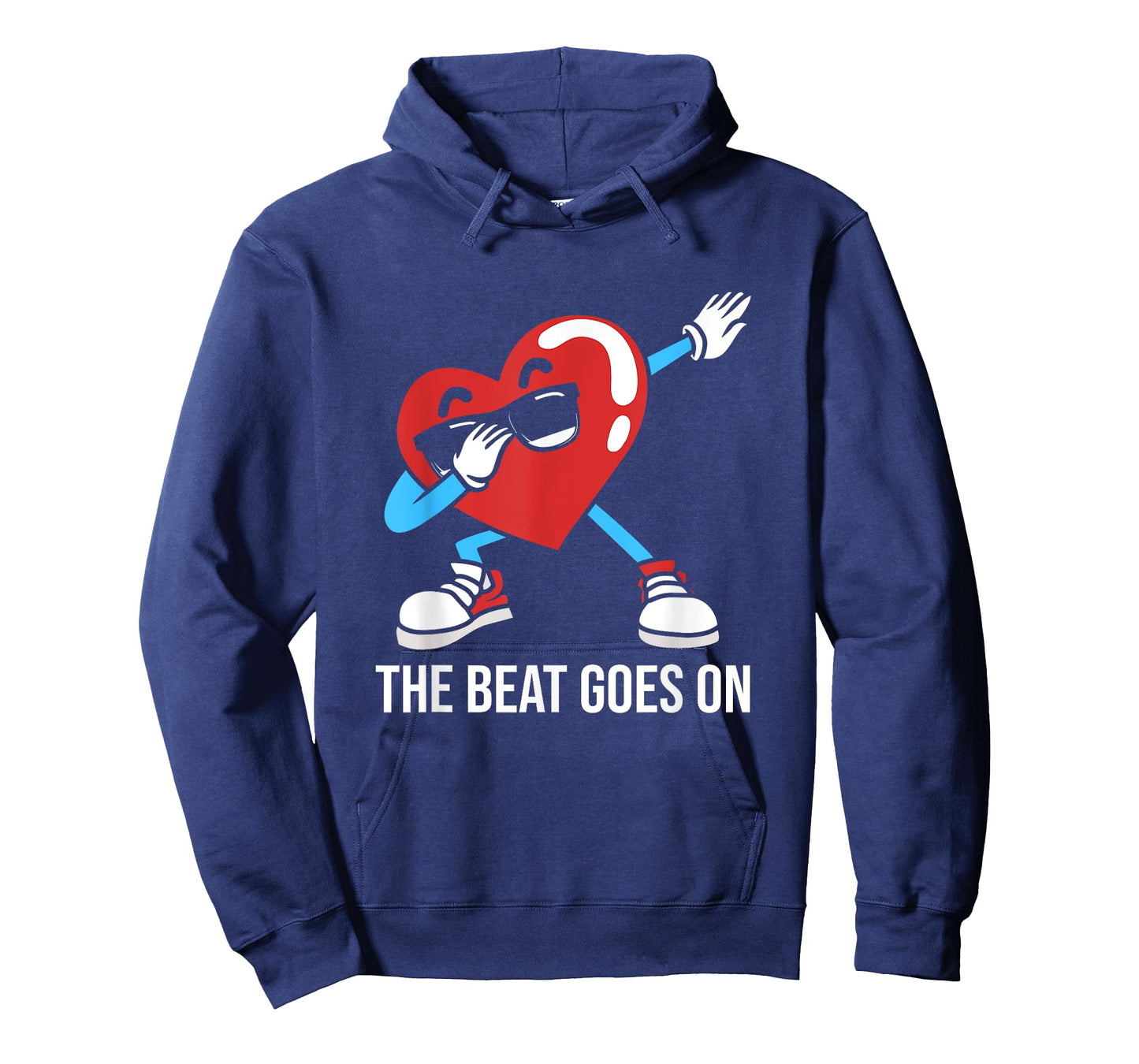 Funny Heart Attack Survivor Dabbing Heart The Beat Goes On T-Shirt