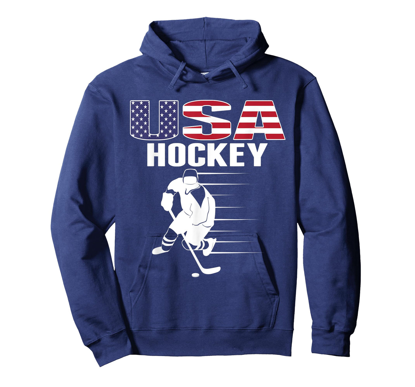 America Ice Hockey Fans Jersey USA Flag Support Hockey Team T-Shirt