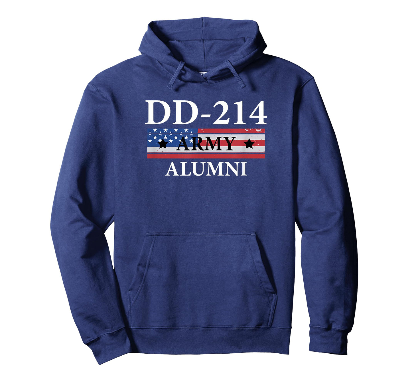DD-214 Army Alumni Vintage American Flag Military T-Shirt