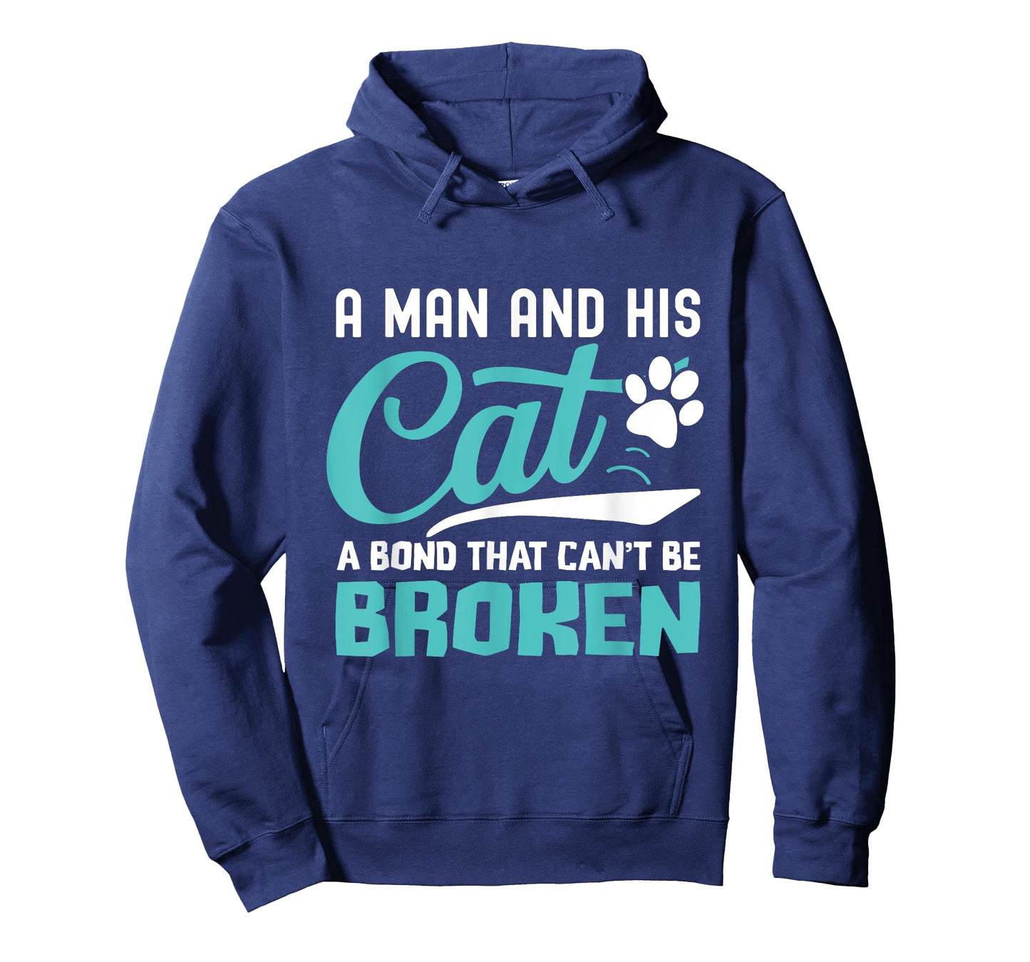 A man and his cat a bond that can't be broken T-Shirt