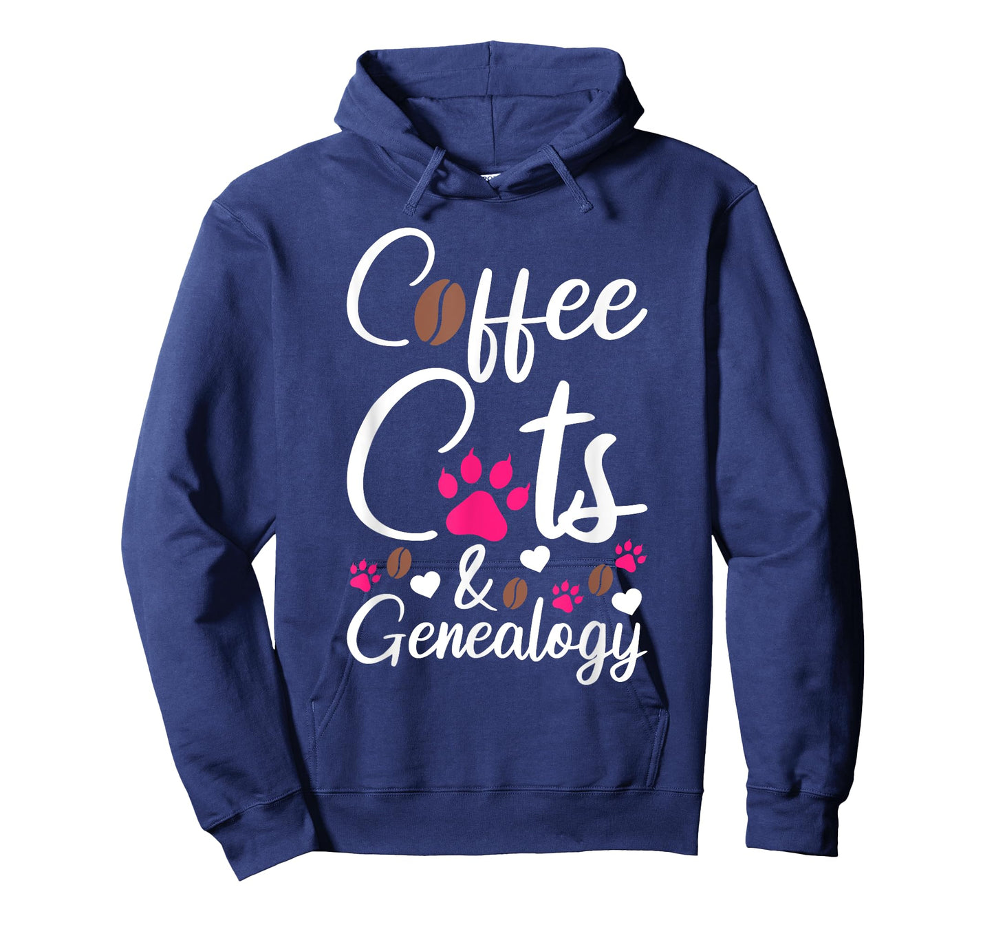 Coffee Cats and Genealogy Ancestry Genealogist T-Shirt