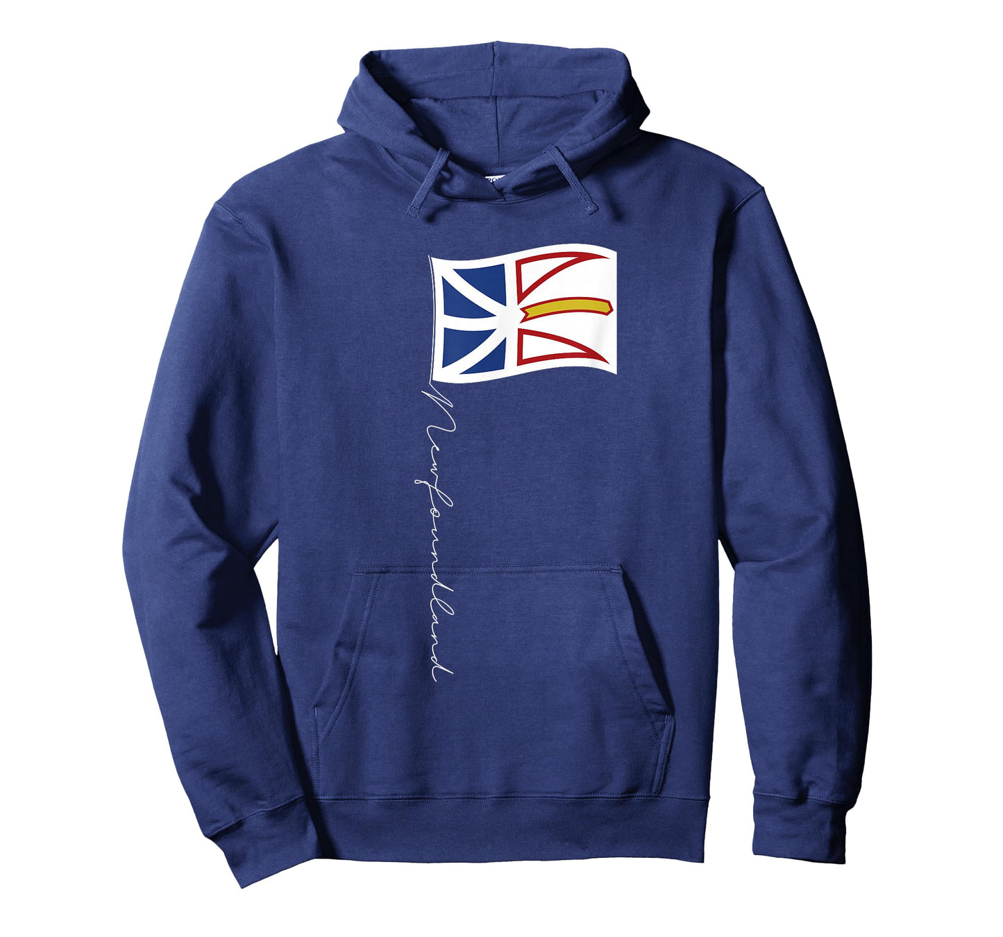 Newfoundland and Labrador Signature Flag Pole - Newfie Flag T-Shirt