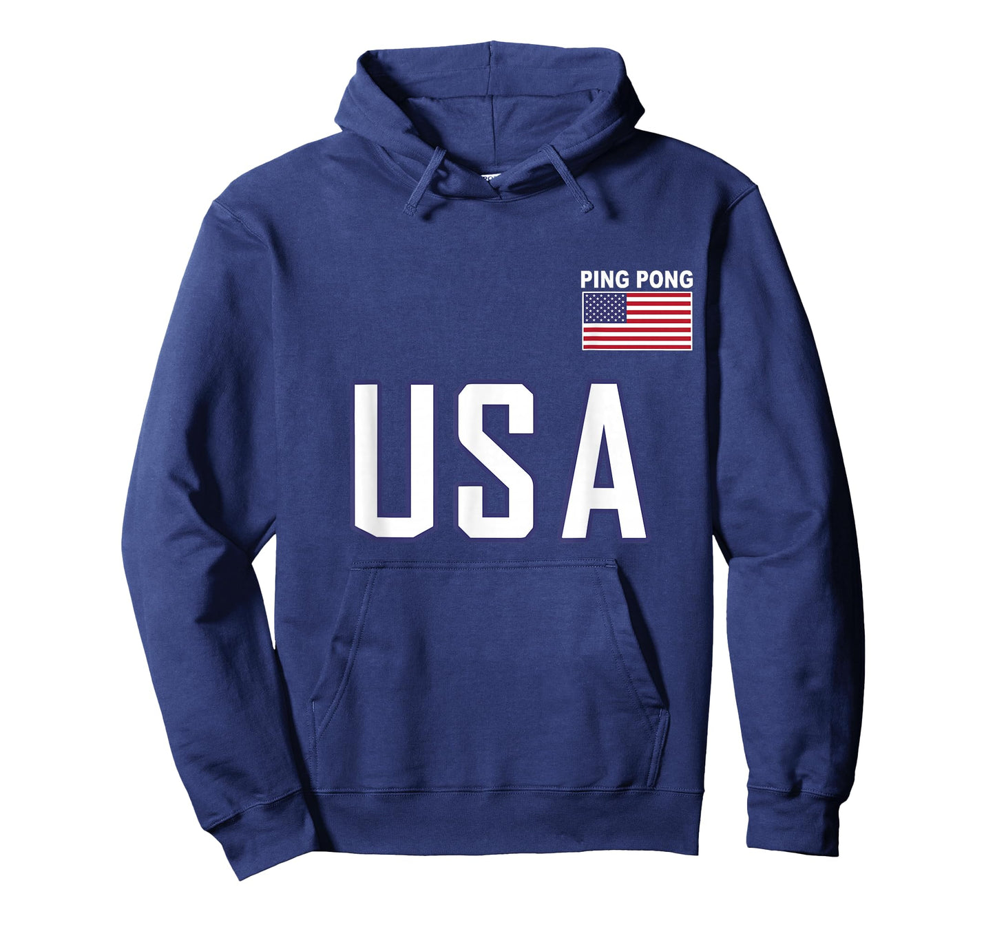 USA Flag Ping Pong Table Tennis Player Equipment Men Women T-Shirt