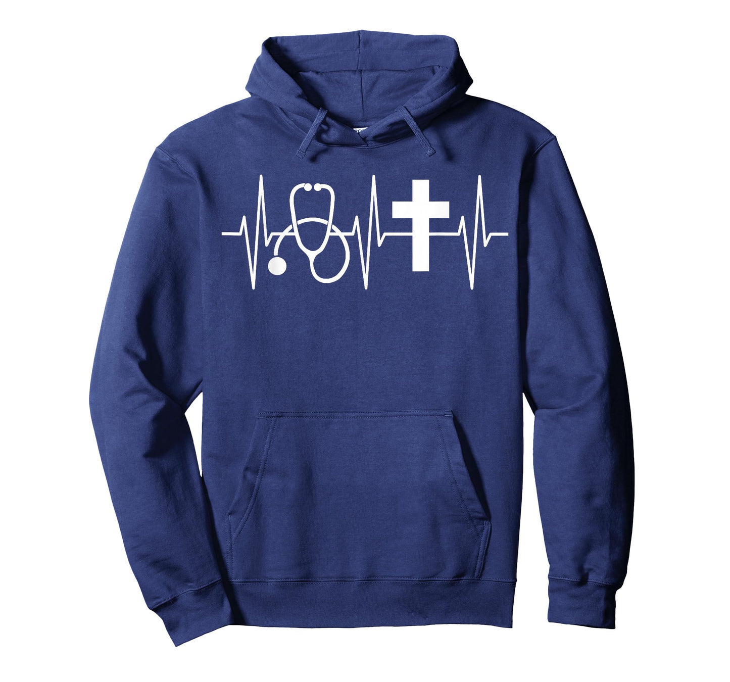 Christian Nurse Shirt Religious Nursing Jesus Heartbeat T-Shirt