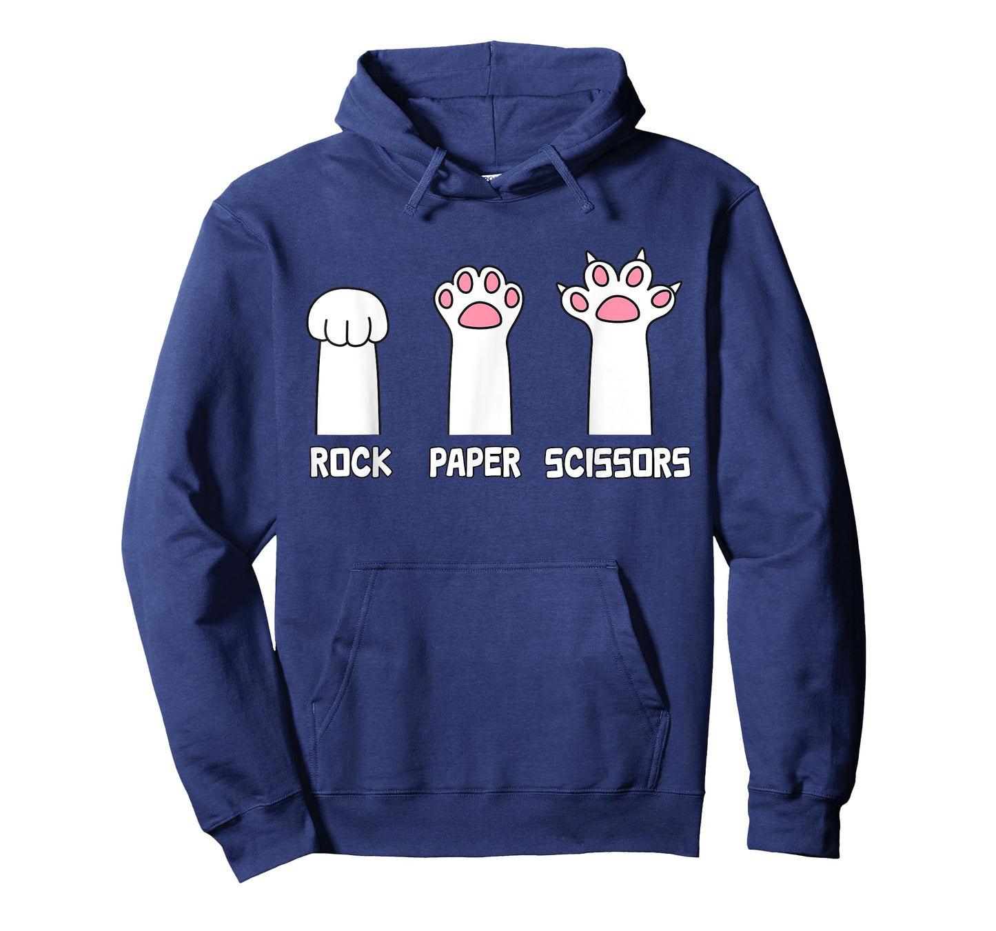 Rock Paper Scissors Cat - Paws Game Cute Paw Funny Cat T-Shirt
