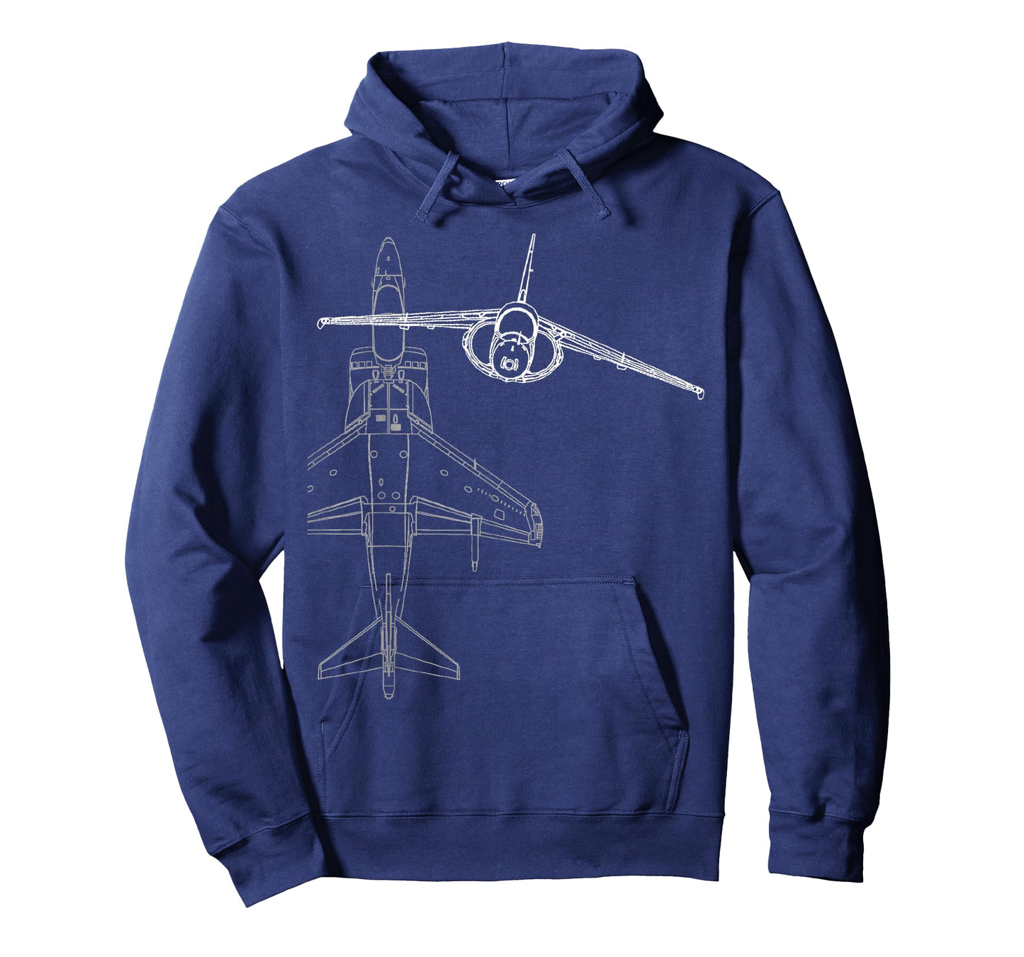 AV-8B Harrier II Jet Airplane Line Drawing T-shirt T-Shirt