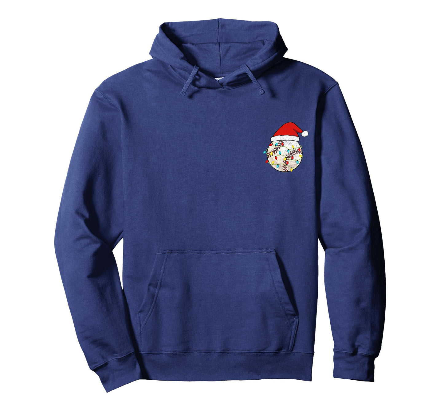 Baseball Christmas Pajama Pocket T-Shirt
