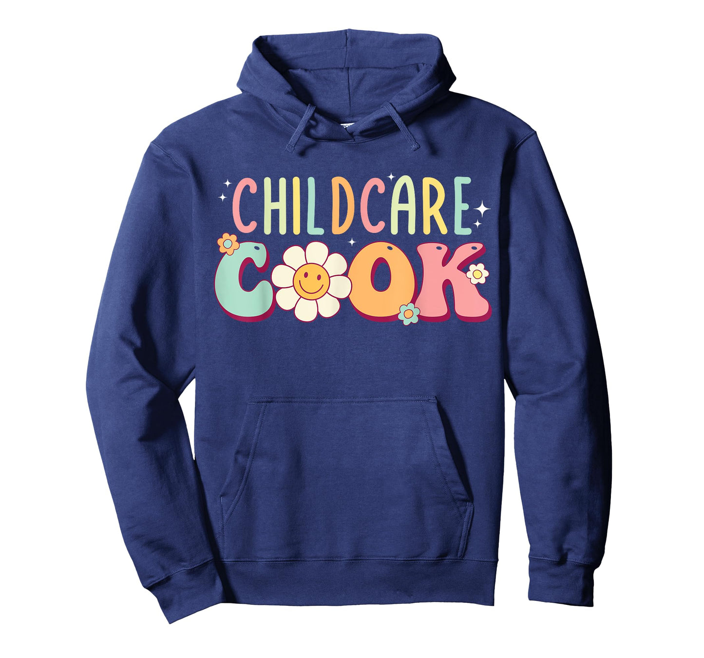Childcare Provider Cook Uniform Daycare Teacher Groovy Women T-Shirt