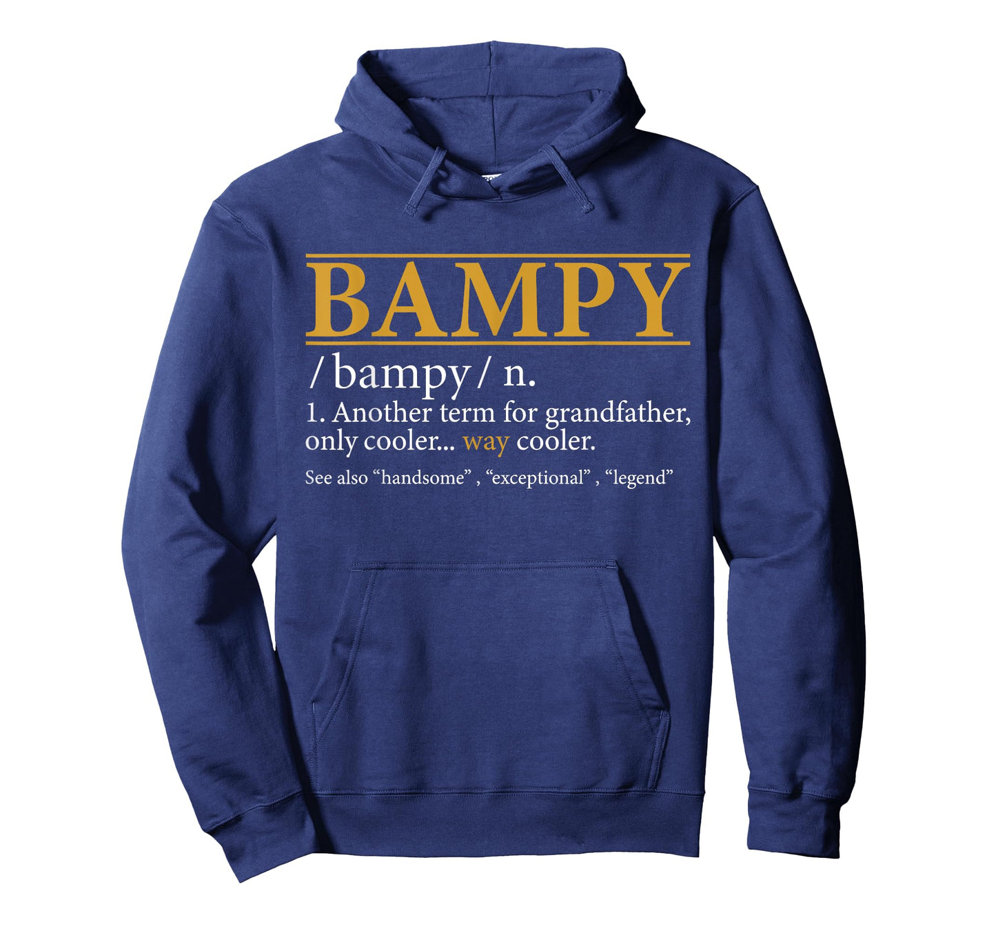 Funny BAMPY definition Fathers day gift Grandpa gift T-Shirt