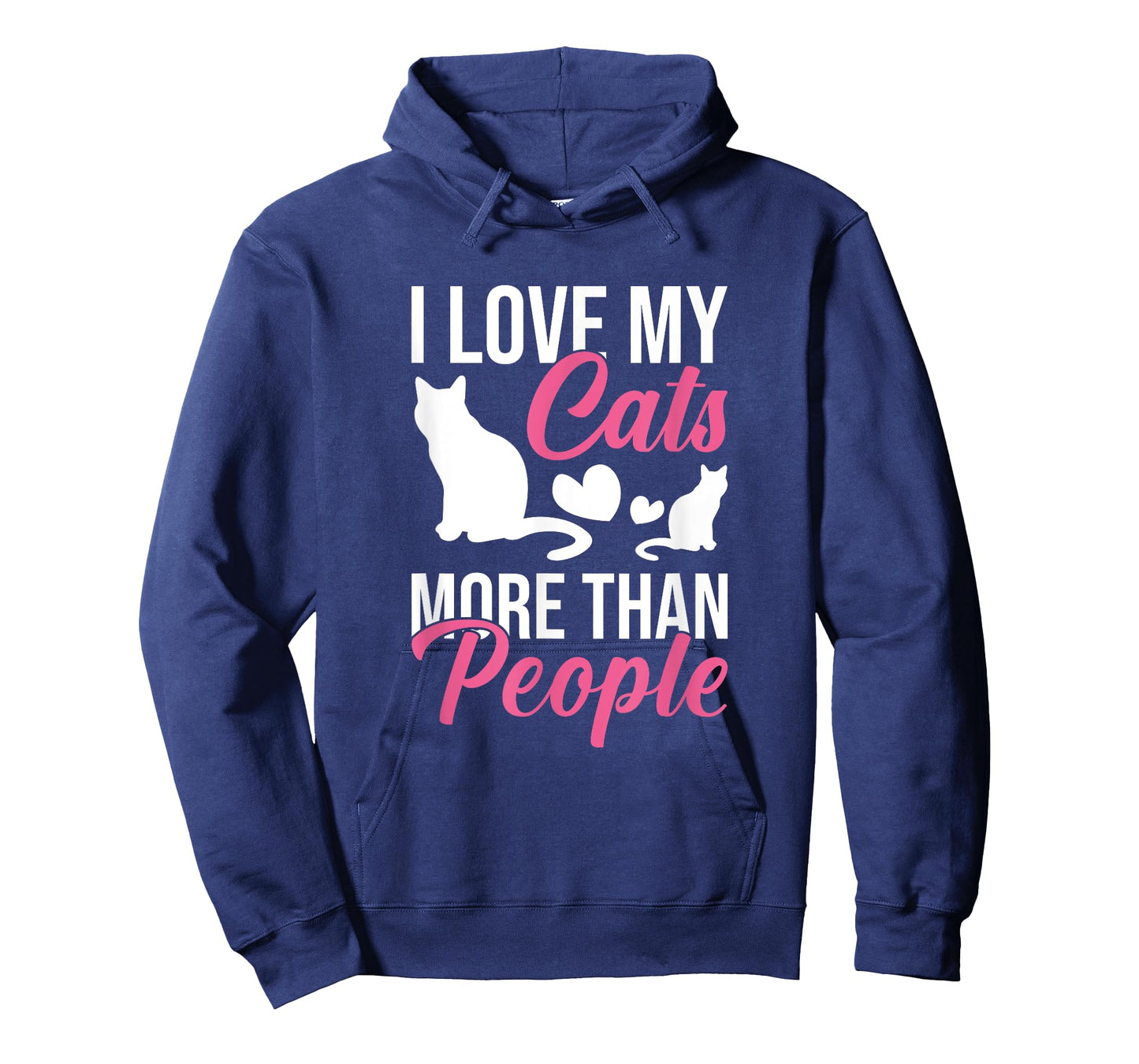 I Love My Cats More Than People Cat Lovers Men Women Kids T-Shirt