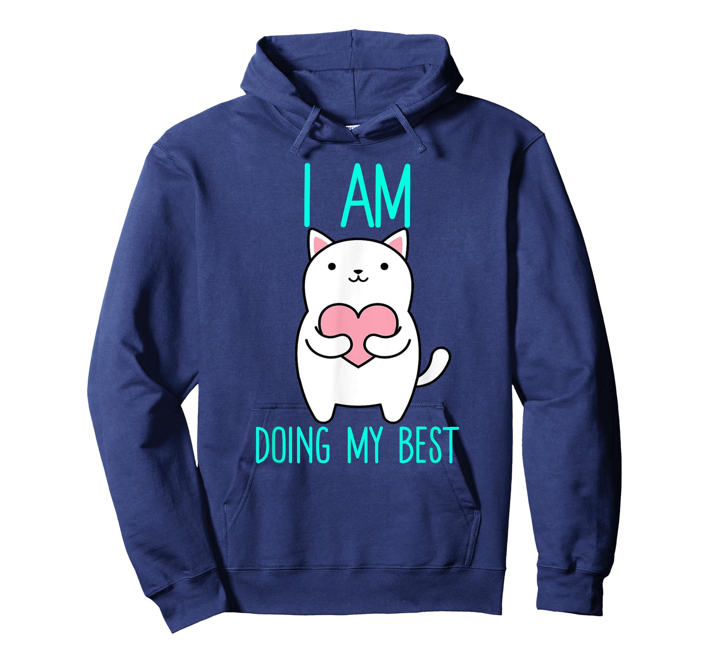 I'm Doing My Best - Cute Kawaii Heart Cat T-Shirt