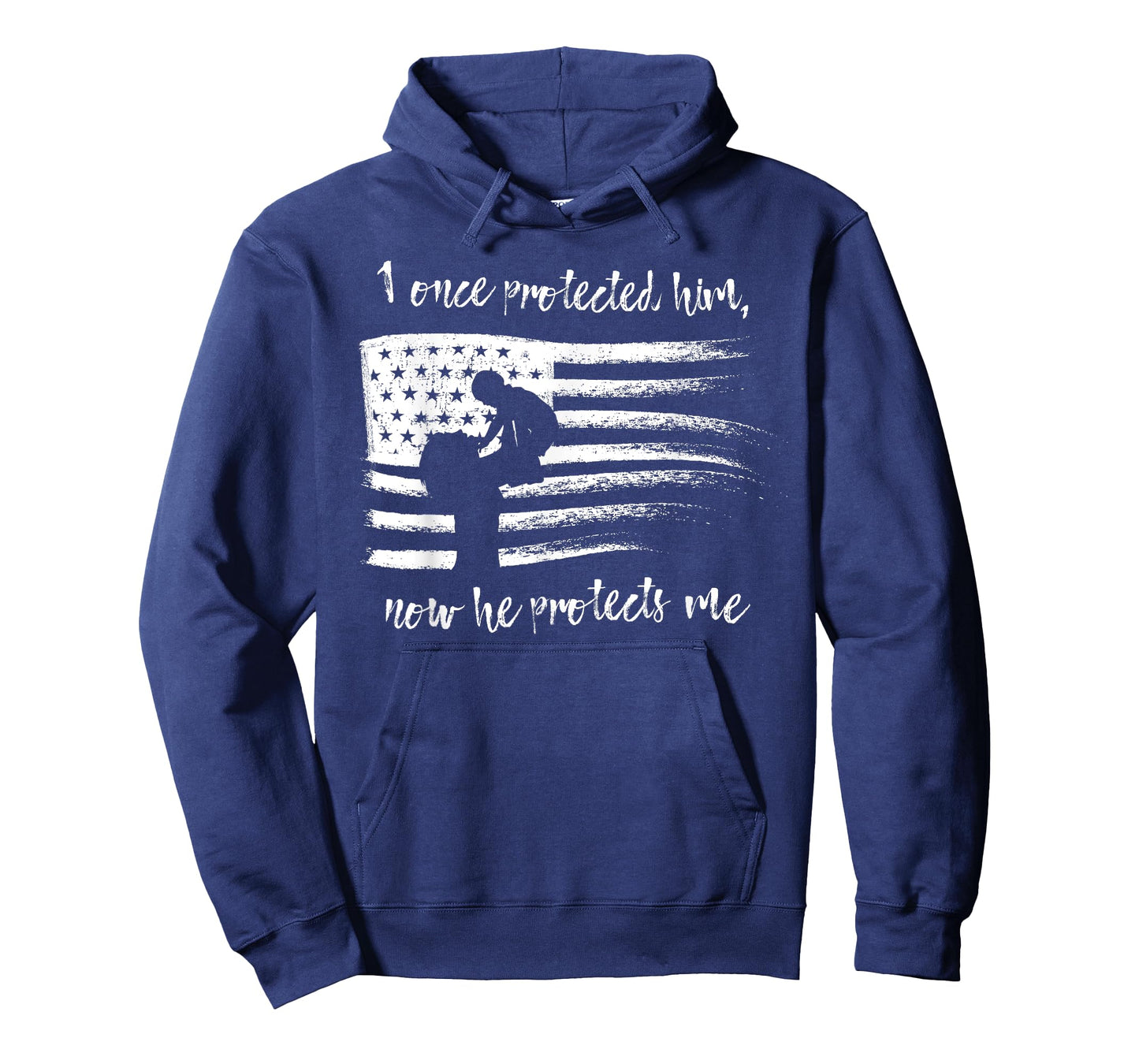 I Once Protected Him Now He Protects Me Military Mom Shirt T-Shirt