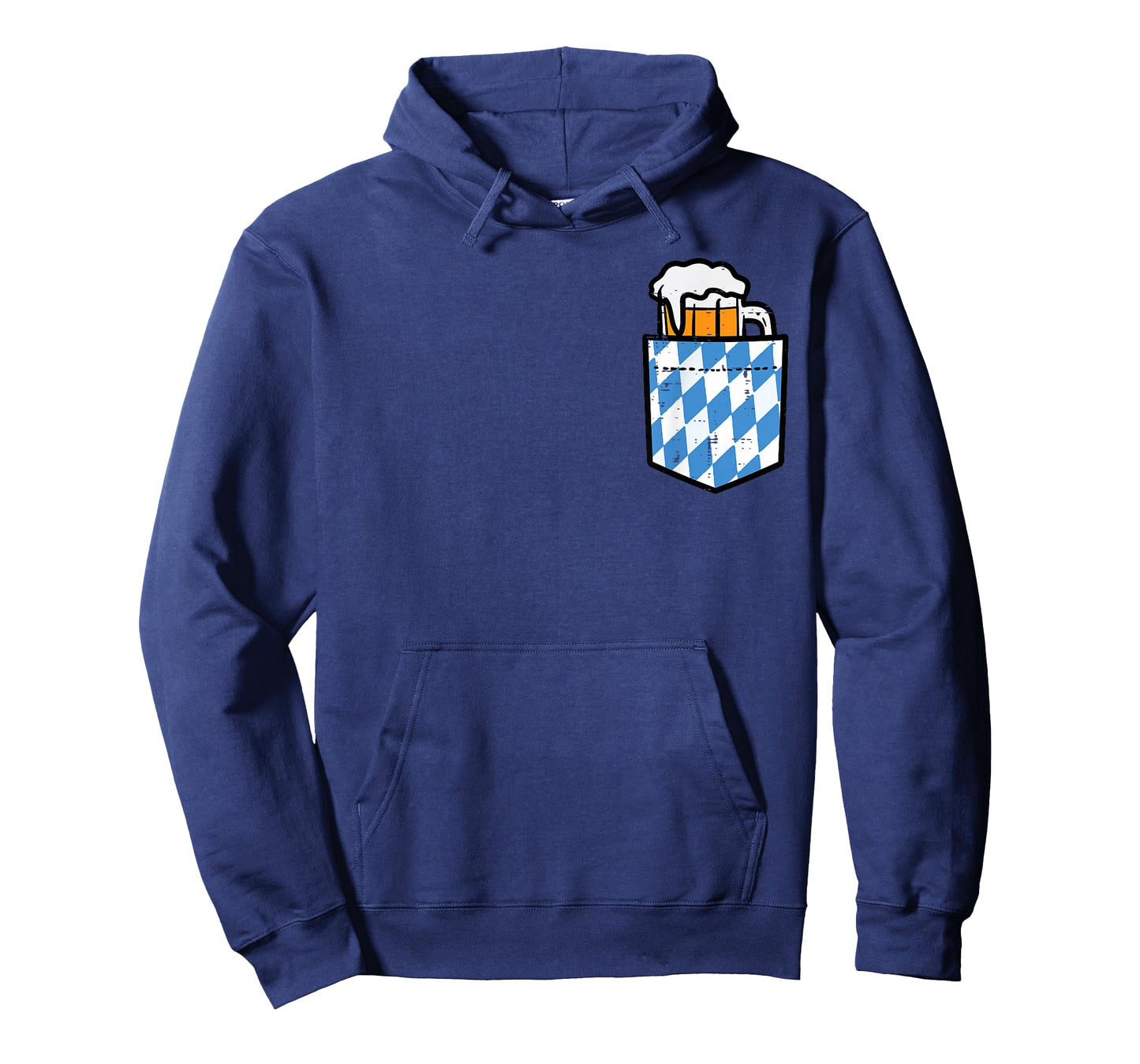 Oktoberfest Bavaria Flag Pocket Fun German Costume Men Women T-Shirt