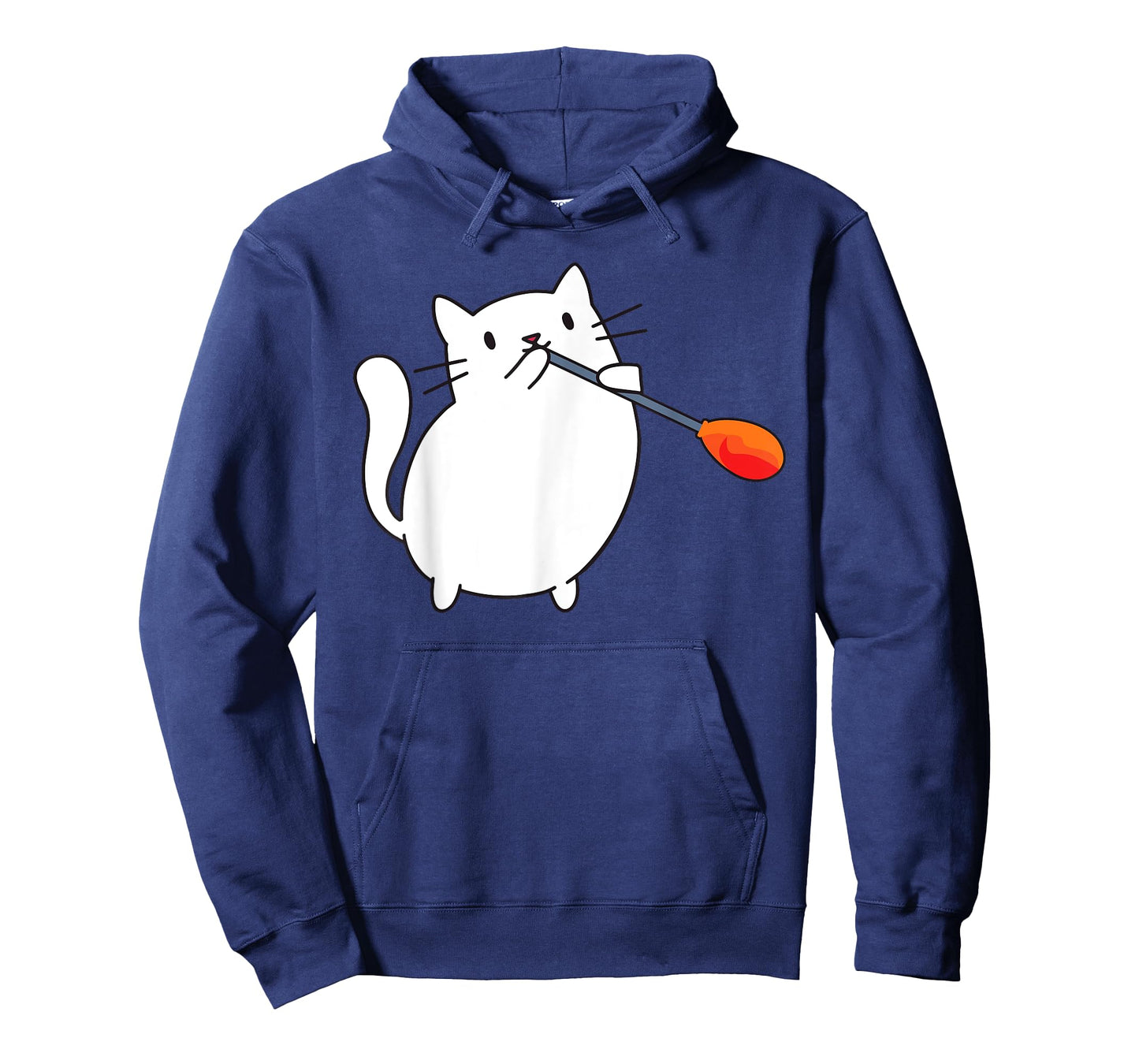 Glassworkers Gift Ideas Glassblowing Lover Cat Cute Funny Glassmith Glassblowing T-Shirt - Black, Unisex-Adults & Enthusiasts, Unisex, Short Sleeve, T-Shirt, All Seasons, Cartoon Pattern, Cat Theme