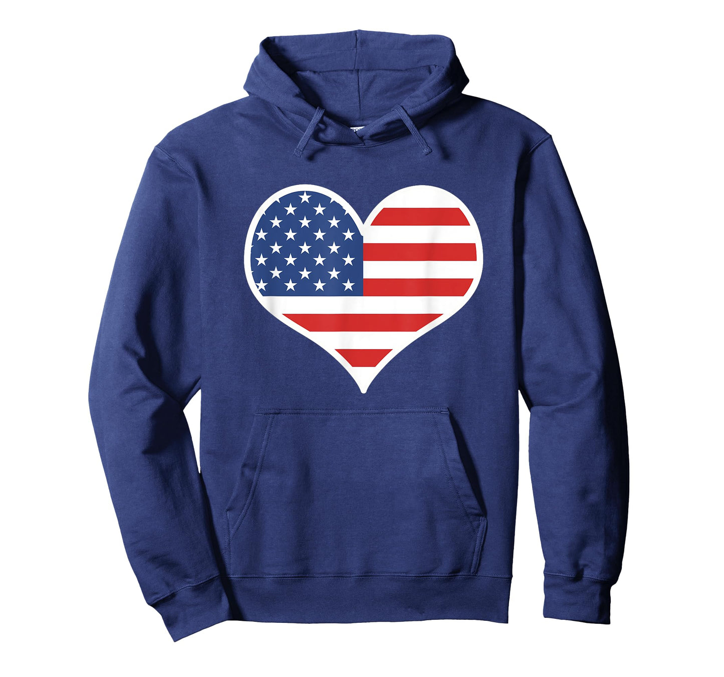 American Flag Heart Shirt - July 4th TShirt I Love USA T-Shirt for Women Kids Men