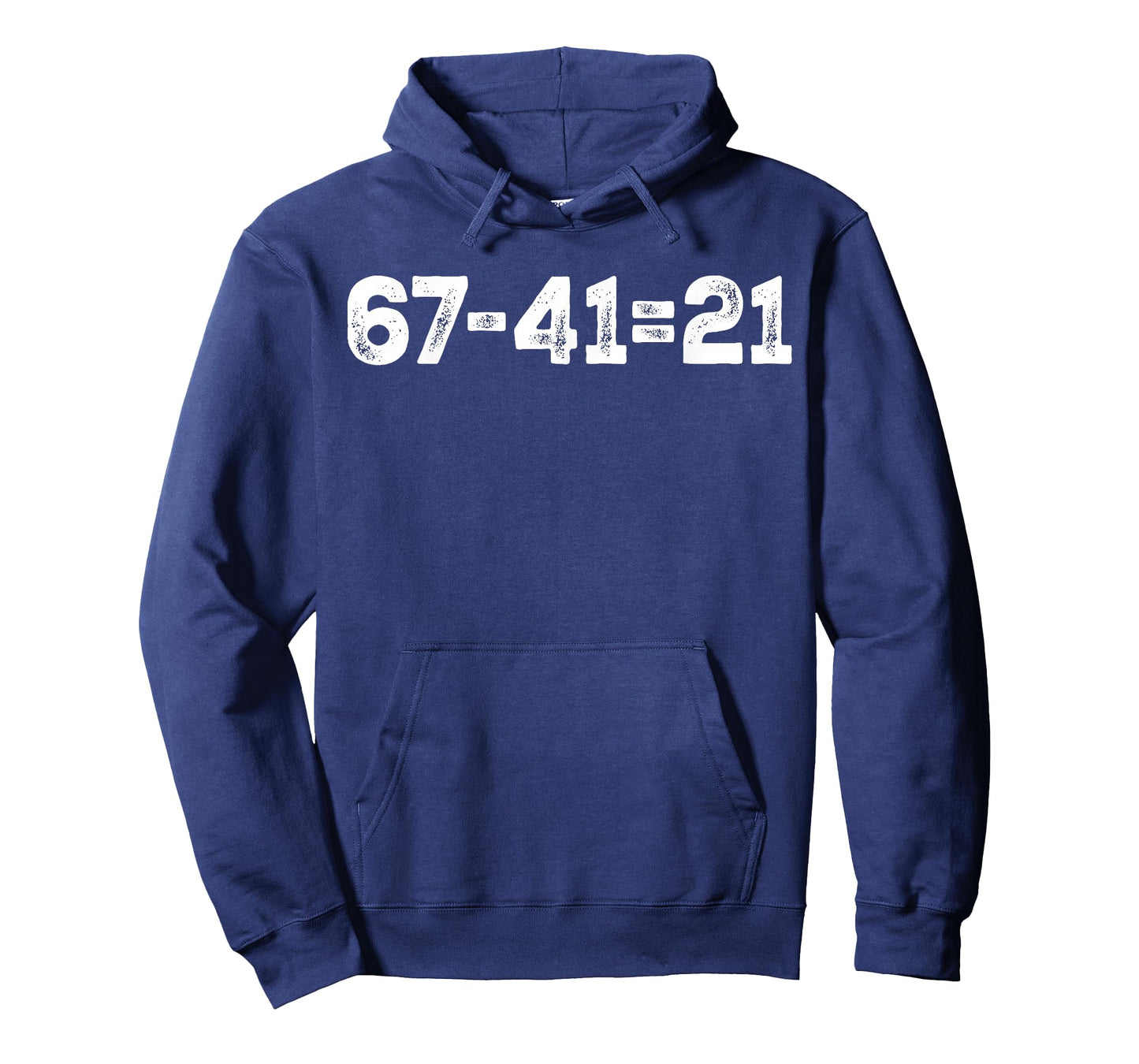 Vintage 67-21=41 Funny Gen Z Math Meme Trendy Back to School T-Shirt