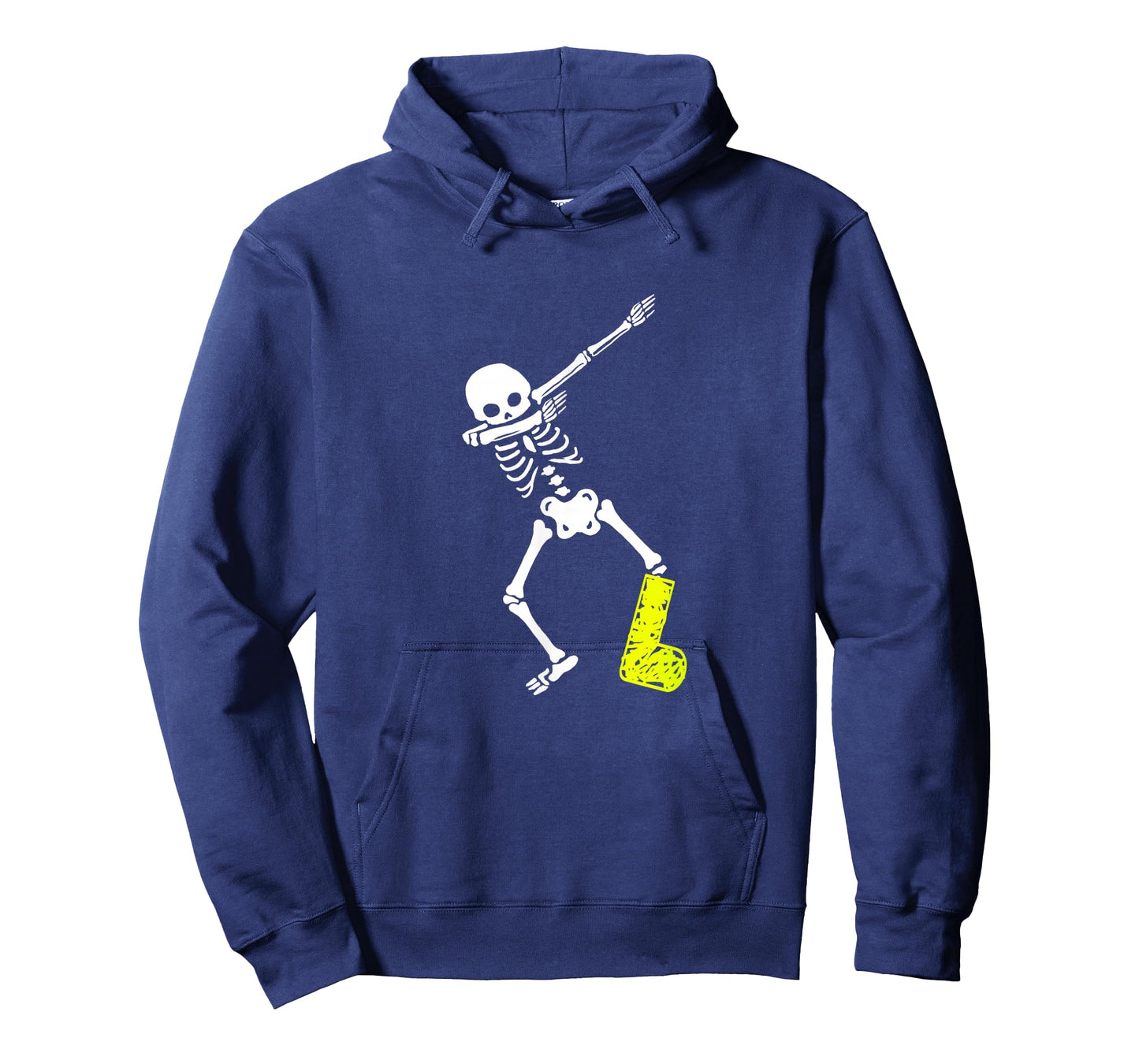 Funny Injury Dabbing Skeleton Broken Leg Kids Adult T-Shirt