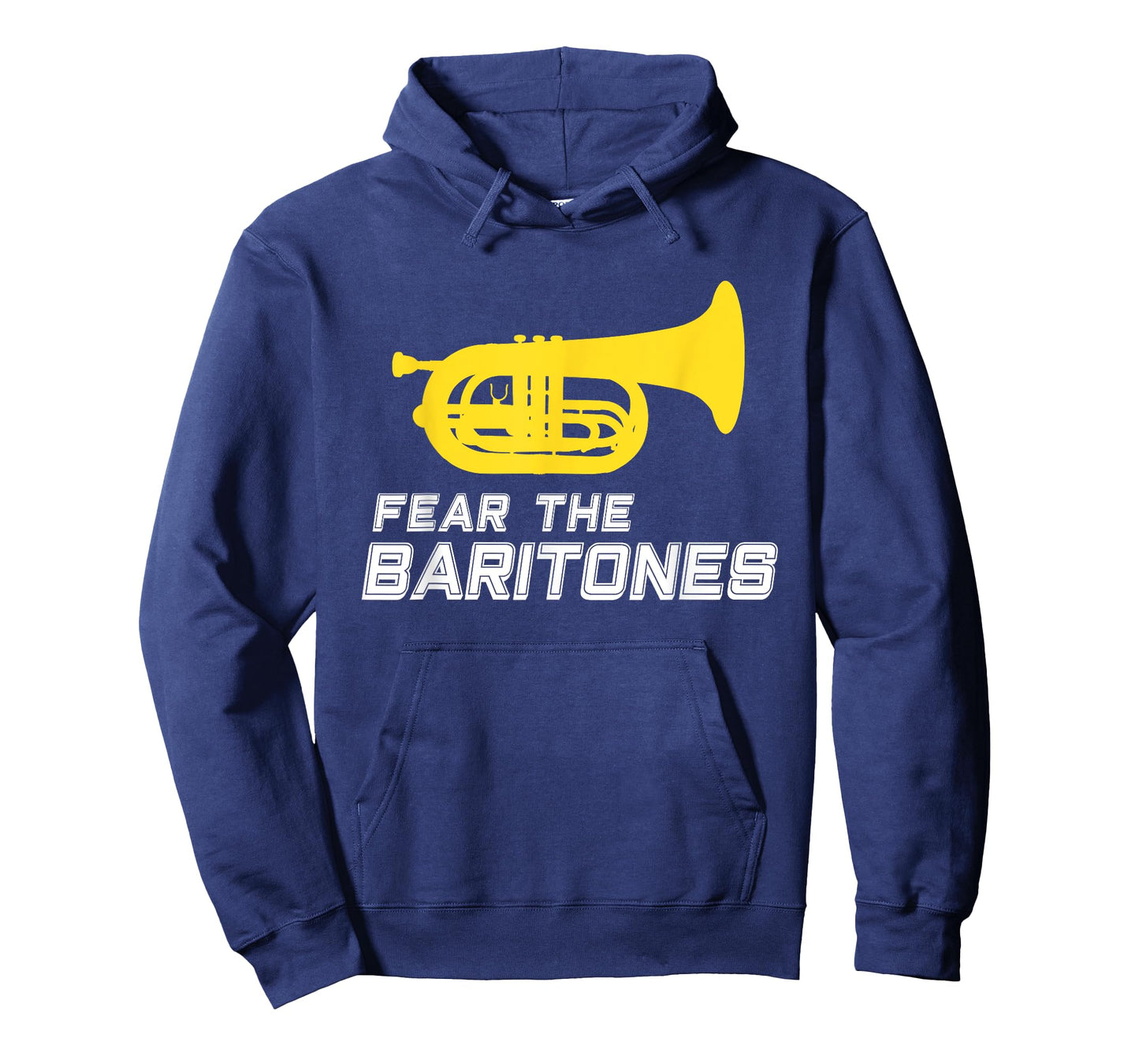 Funny marching baritone T-Shirt Fear the baritones band gift T-Shirt