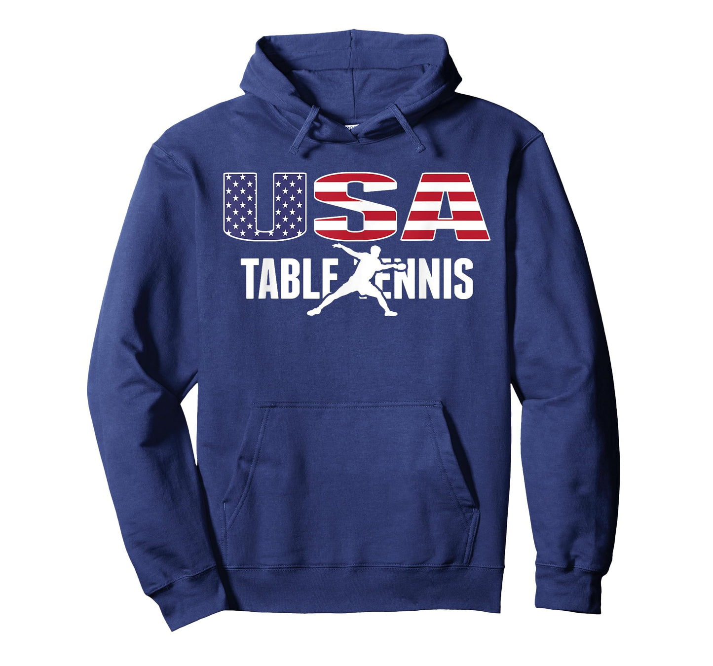 Proud America Table Tennis Lovers Jersey USA Flag Ping Pong T-Shirt