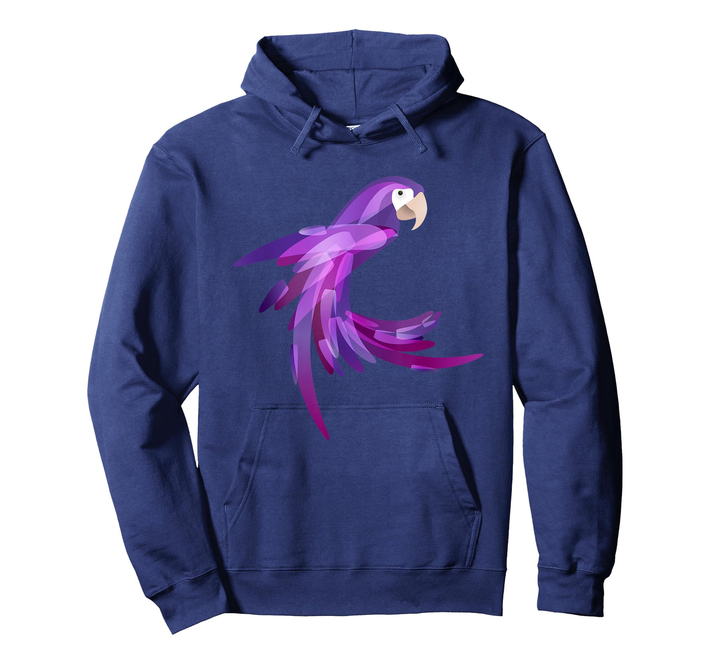 Cool Pretty Purple Parrot Art Bird Lover Gift Macaw T-Shirt