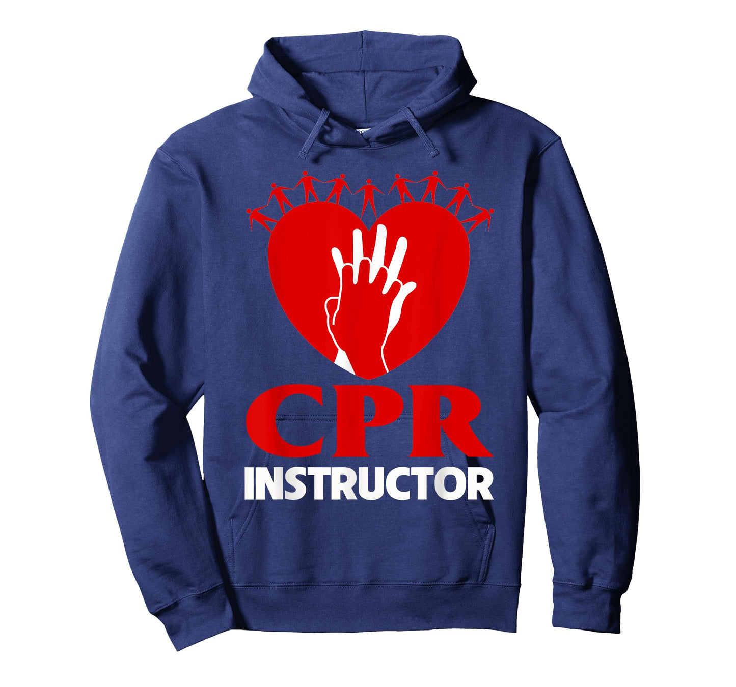 CPR Instructor Teacher First Aid Aed Trainer Red Heart Men Women T-Shirt