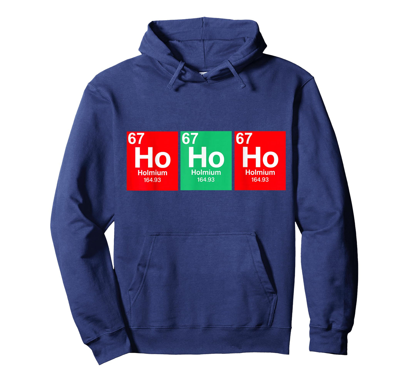 Funny Christmas Ho Ho Ho 67 Chemistry Science Periodic Table T-Shirt