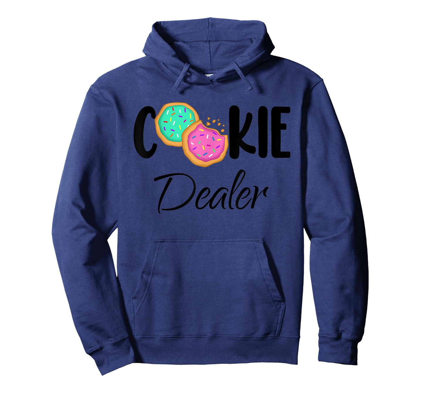 Cookie Dealer Fun Sweet Treats Cookie Baker Cookie Pink Teal T-Shirt