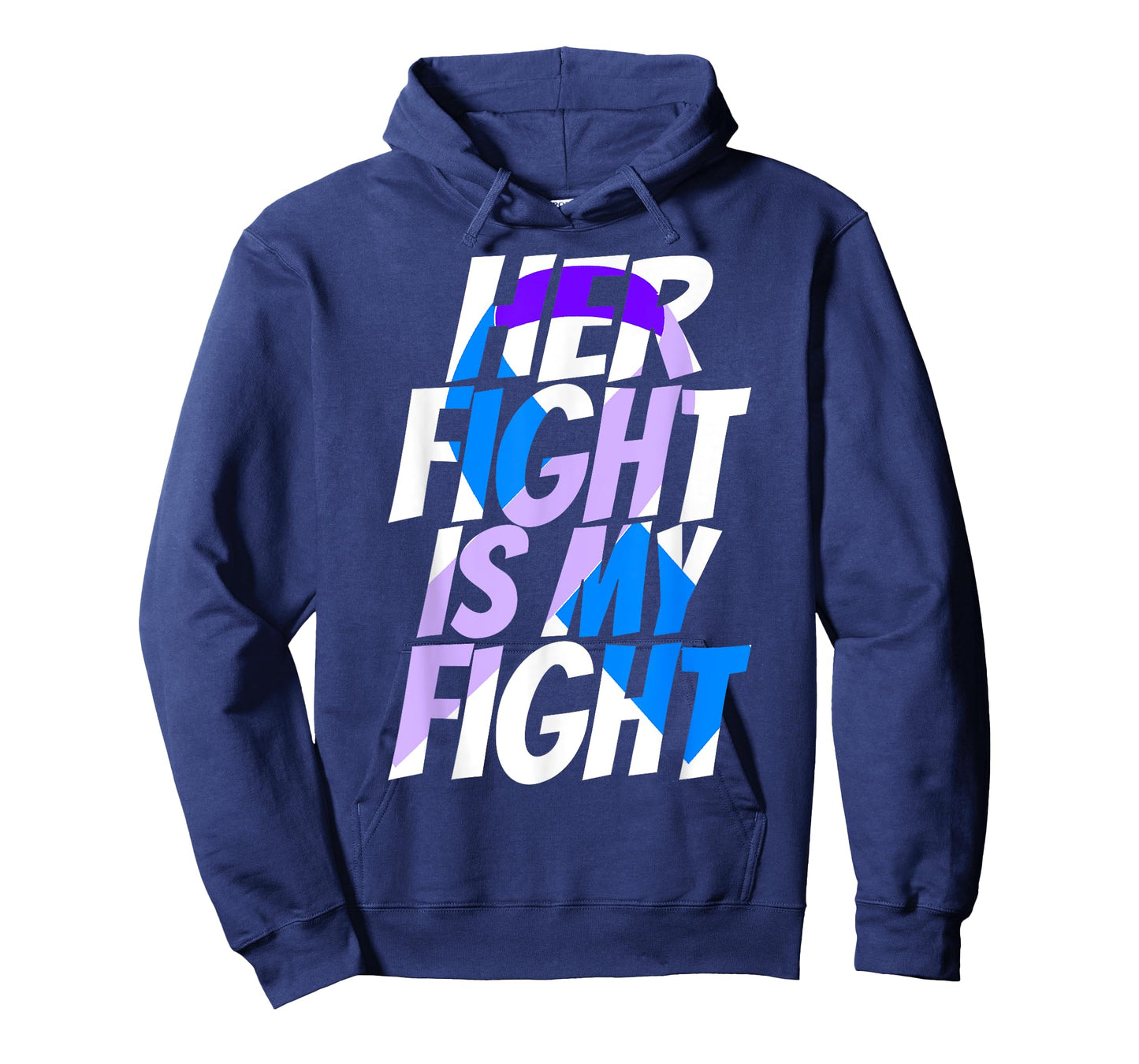 Cute Purple Blue Ribbon Shirt for Her Preeclampsia Awareness T-Shirt
