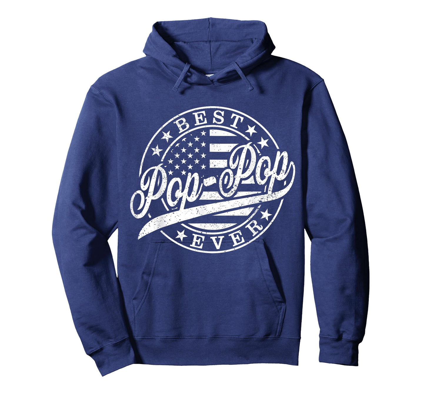 Best Pop Pop Ever American US Flag Funny Grandpa Fathers Day T-Shirt