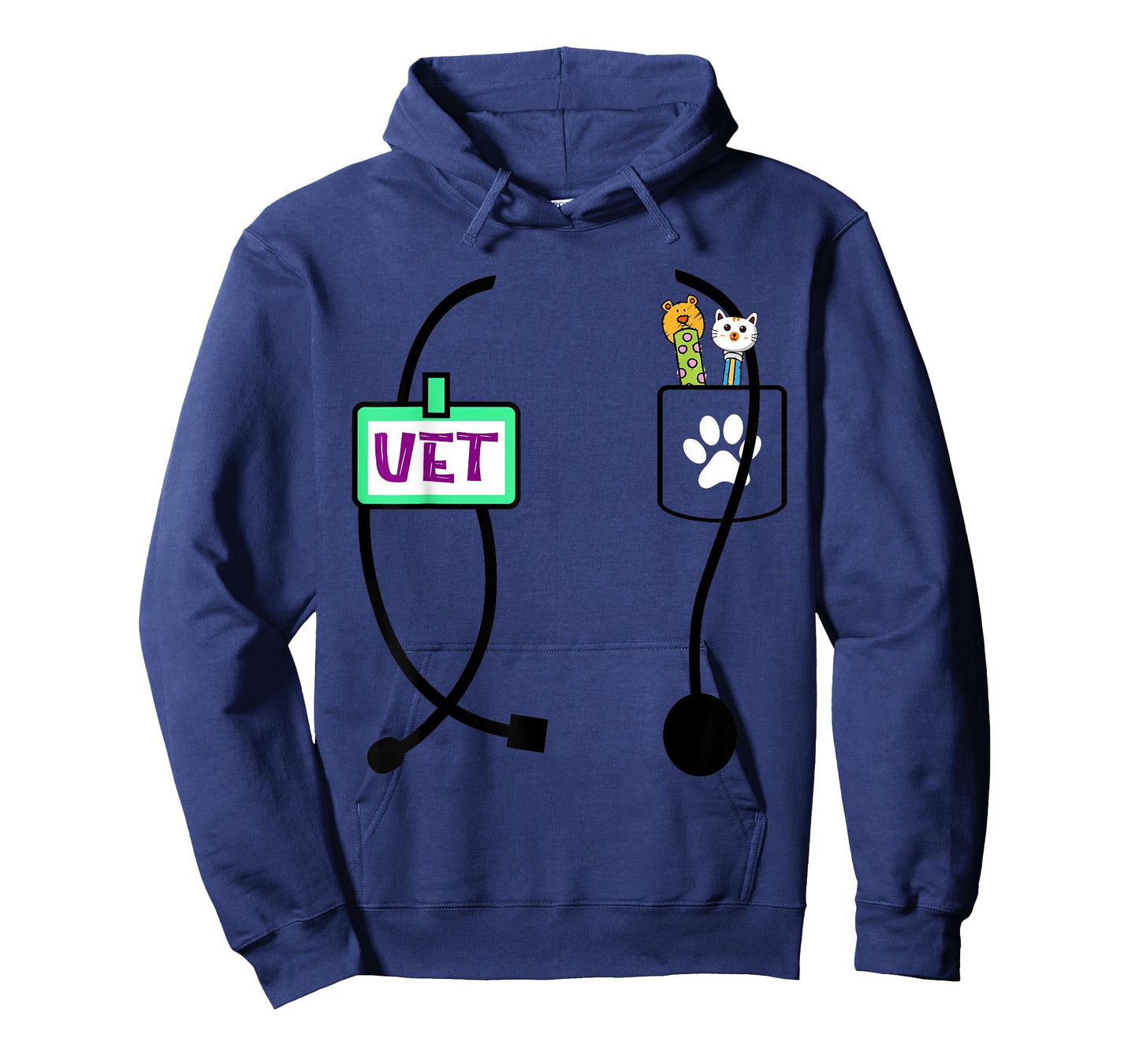Veterinarian Costume Boys Girls Kids Animal Doctor Vet T-Shirt