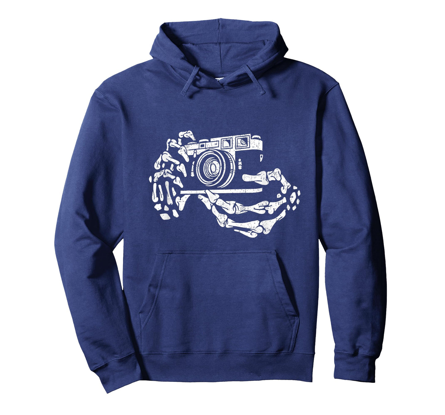 Skeleton Photographer Hand Funny Costume Halloween T-Shirt