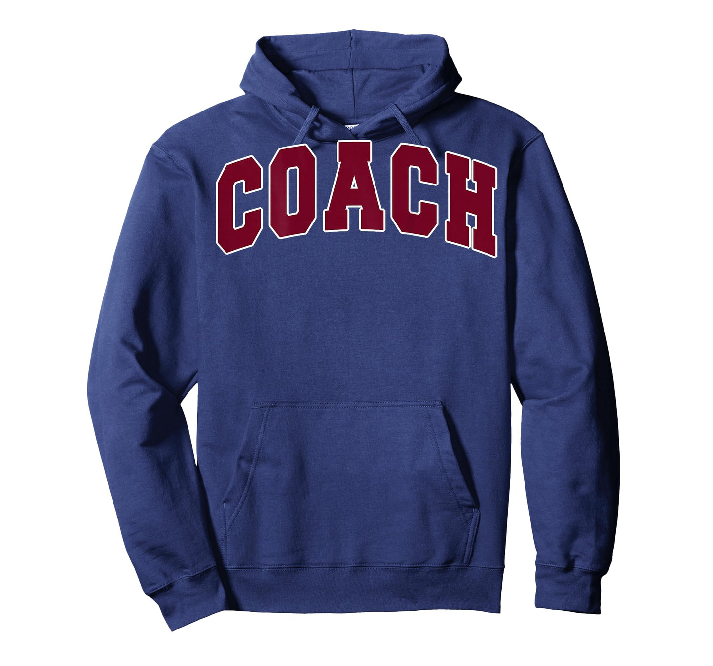 Coach Sports Trainer Vintage Varsity Team Red on The Back T-Shirt