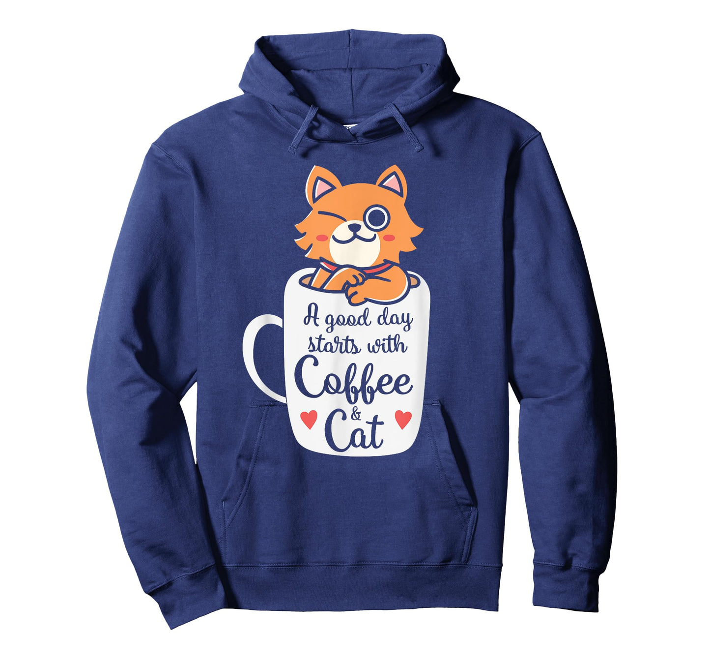 Funny Orange Cat Coffee Mug - Cat Lover Gifts T-Shirt for Men Women Kids