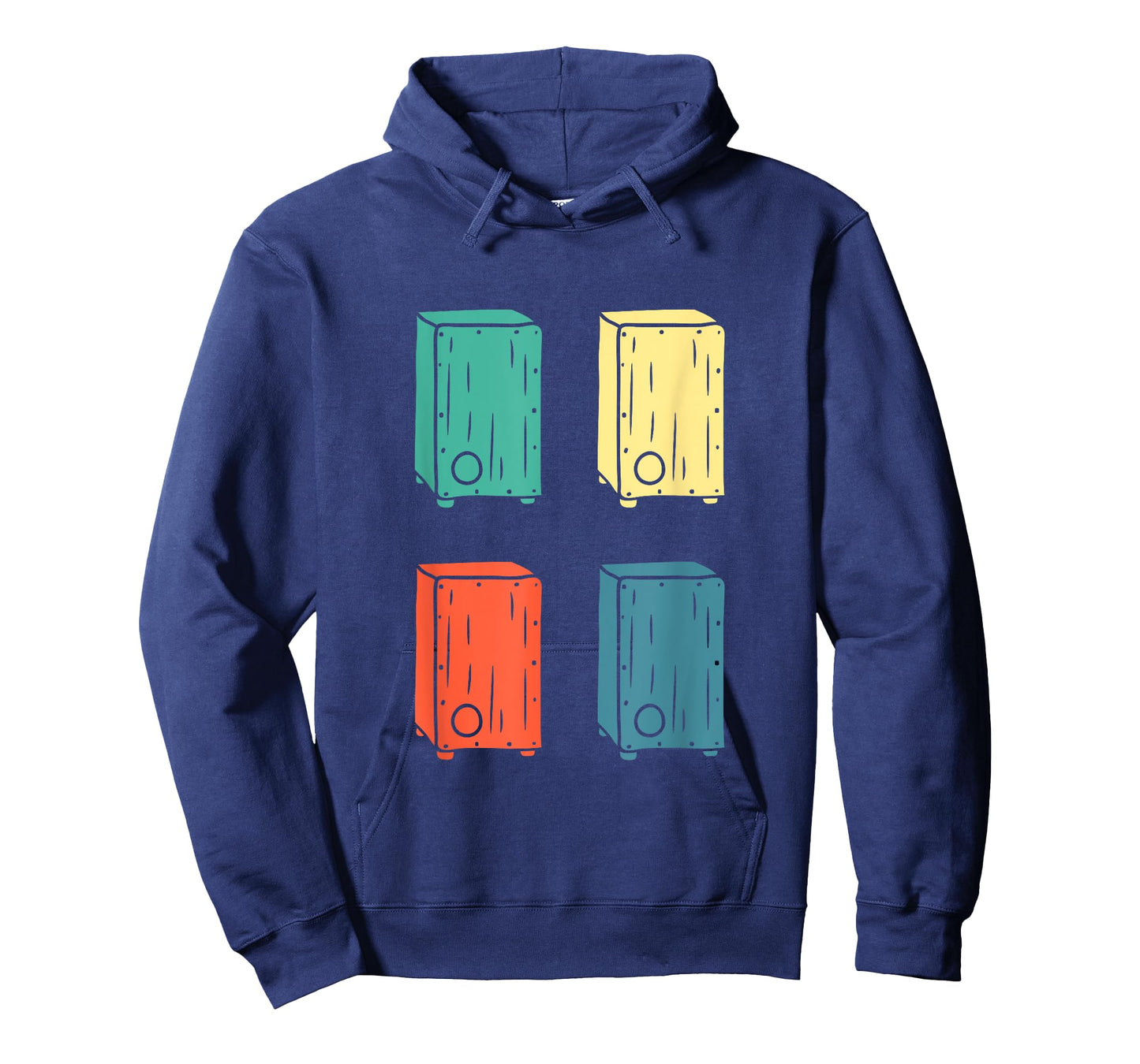 Cajon Box Drum Instrument Peruvian Cajon Percussion T-Shirt