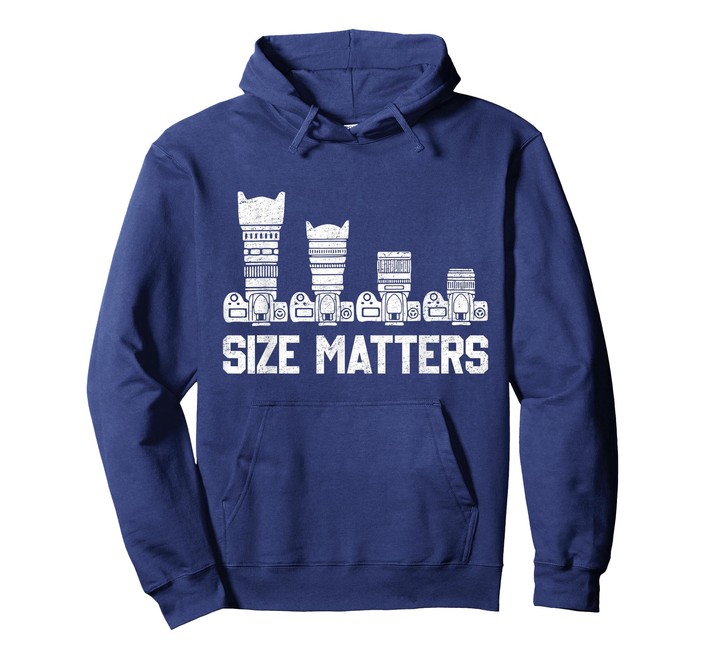Retro Photography Camera Lens Size Matters Photographer T-Shirt