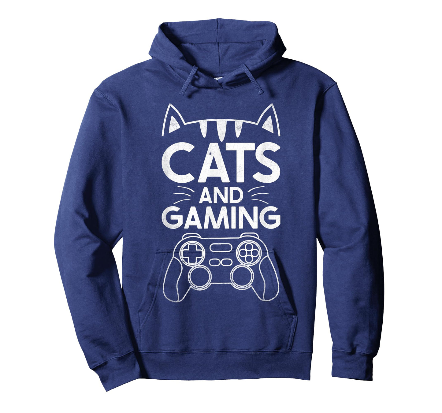 Cats and Gaming Funny Cat Lover Gaming Gift Gamer T-Shirt Small