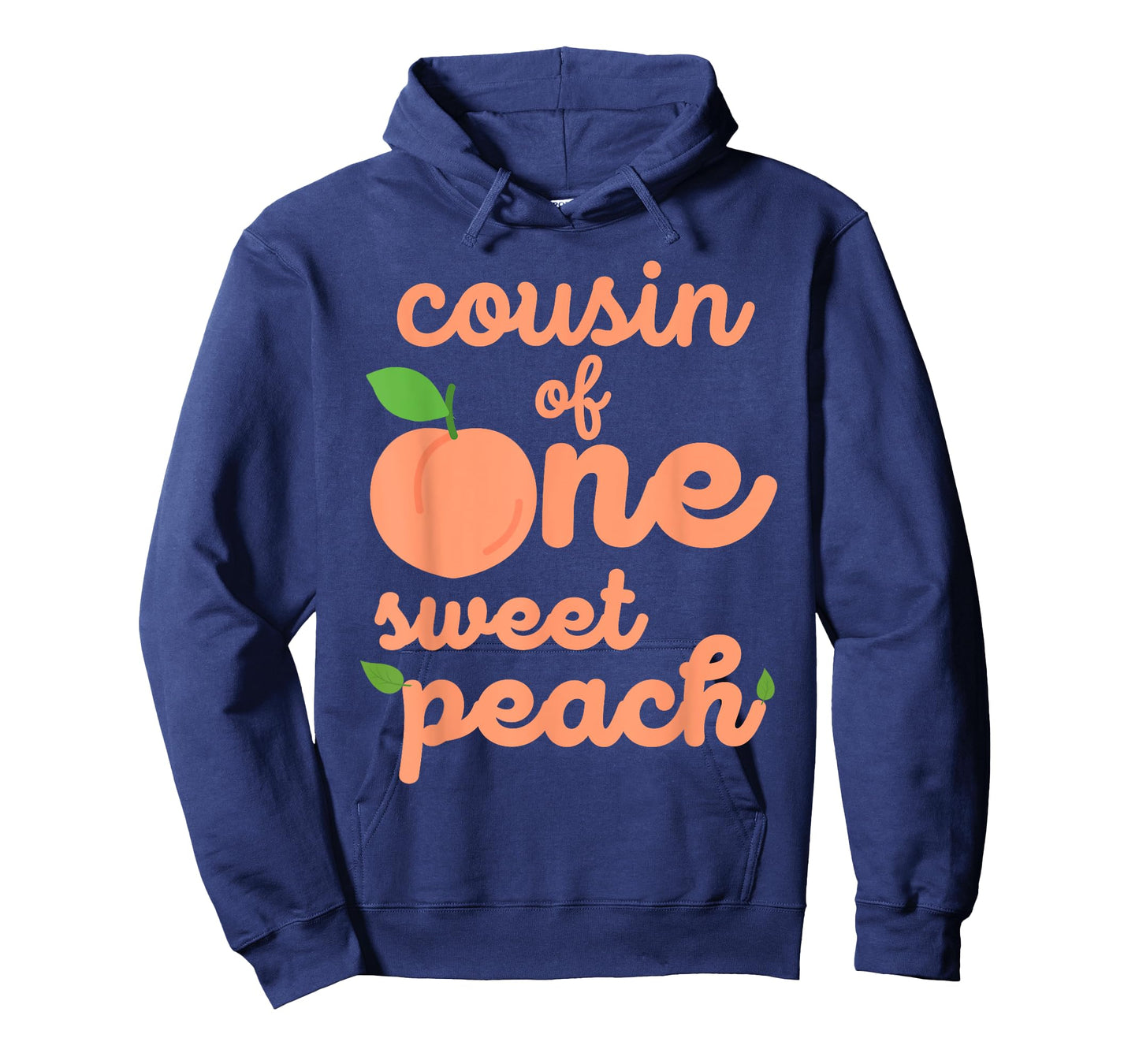 Cousin First Birthday One Sweet Peach Bday Family Matching T-Shirt