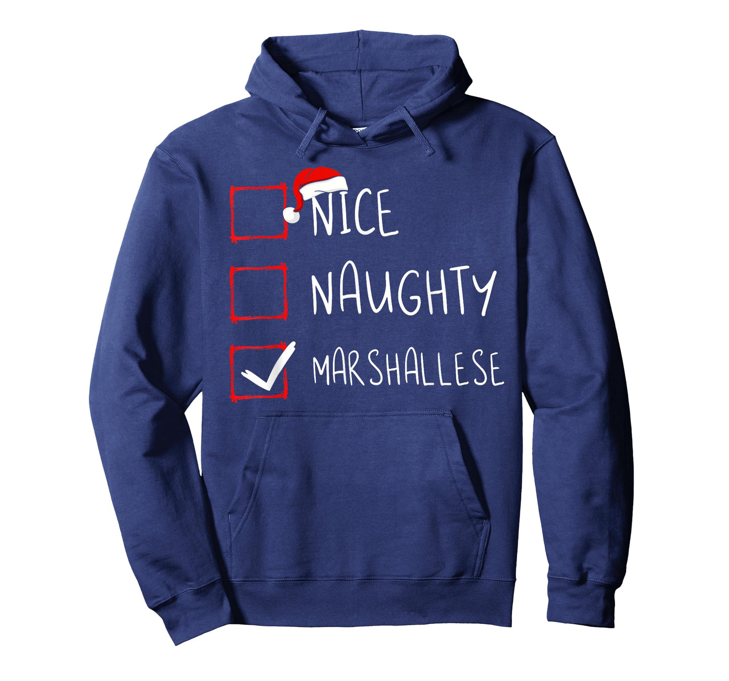 Nice Naughty Marshallese Christmas Marshall Islands Heritage T-Shirt