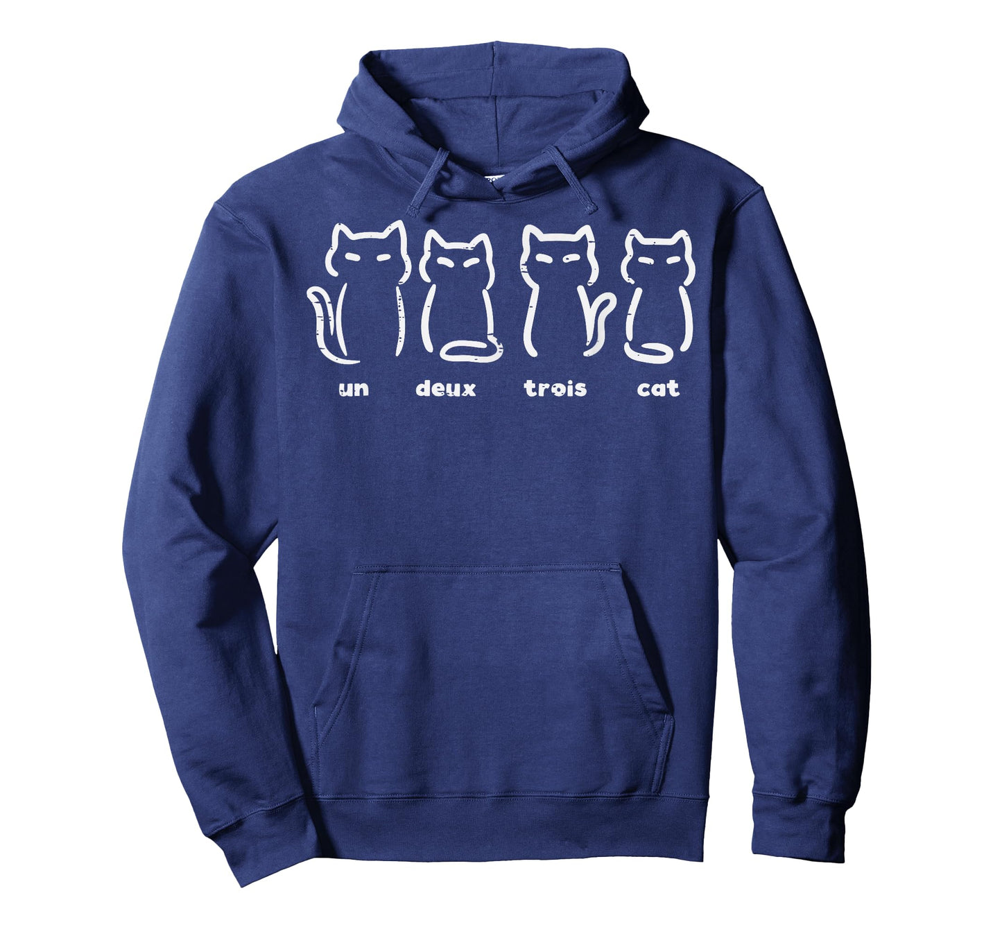 Un Deux Trois Cat Funny French Pun Women Girls Kids Toddler T-Shirt