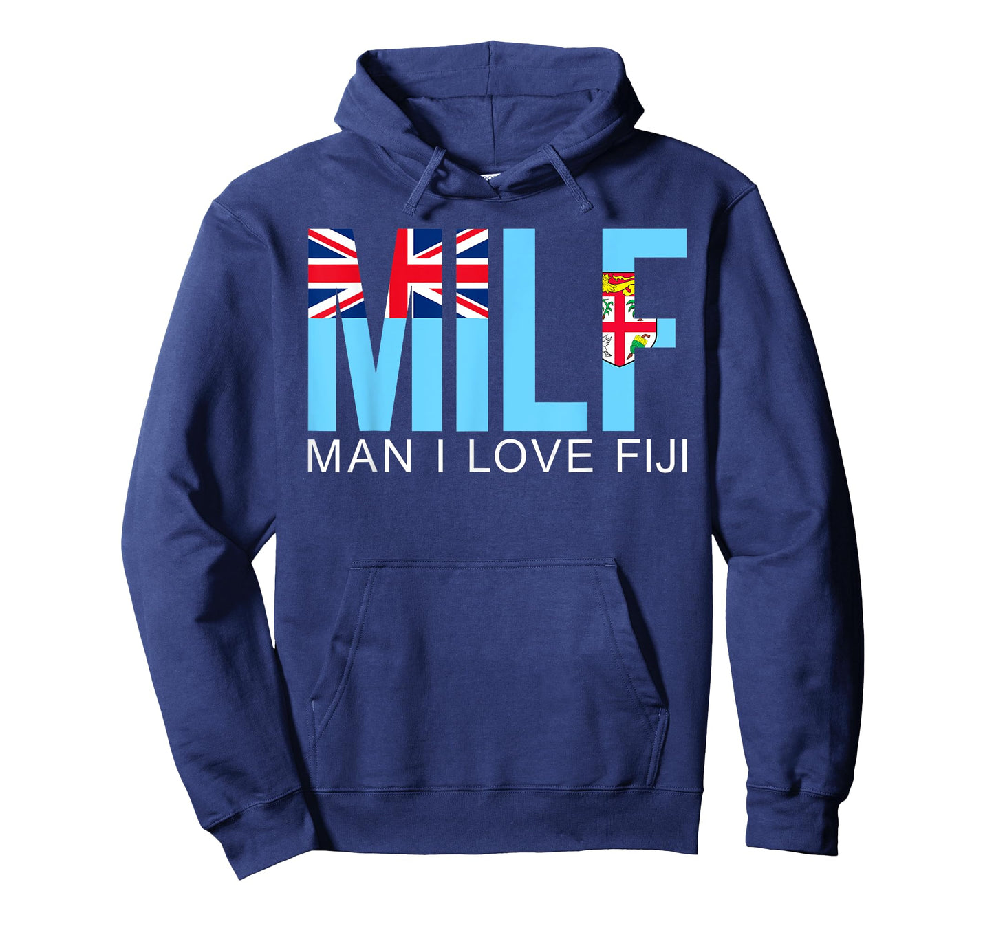 MILF Man I Love Fiji Funny Adult Naughty Quote Flag Joke T-Shirt