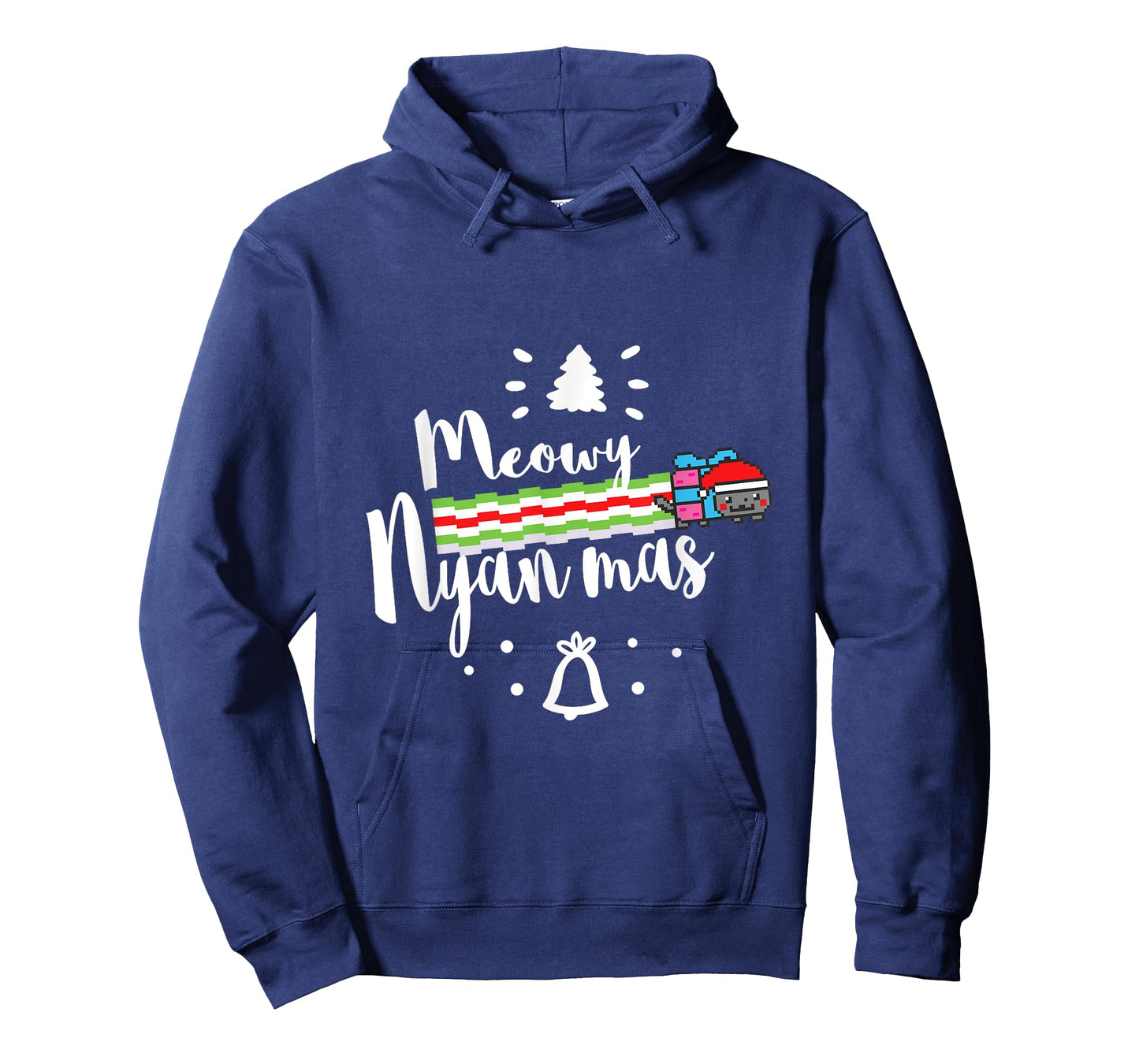 Meowy Nyan Mas - Christmas Nyan Cat Men Women Kids T-Shirt