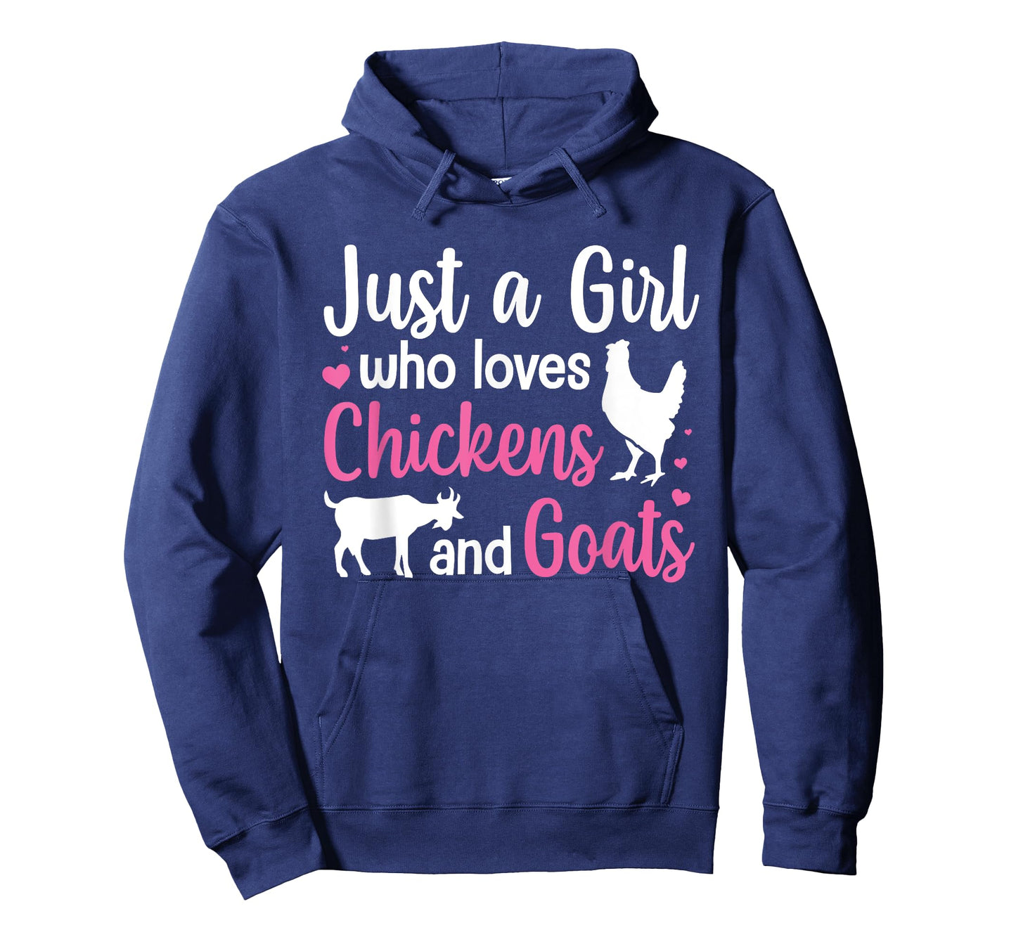Cool Chicken Goat Design For Women Girls Pygmy Goat Lover T-Shirt